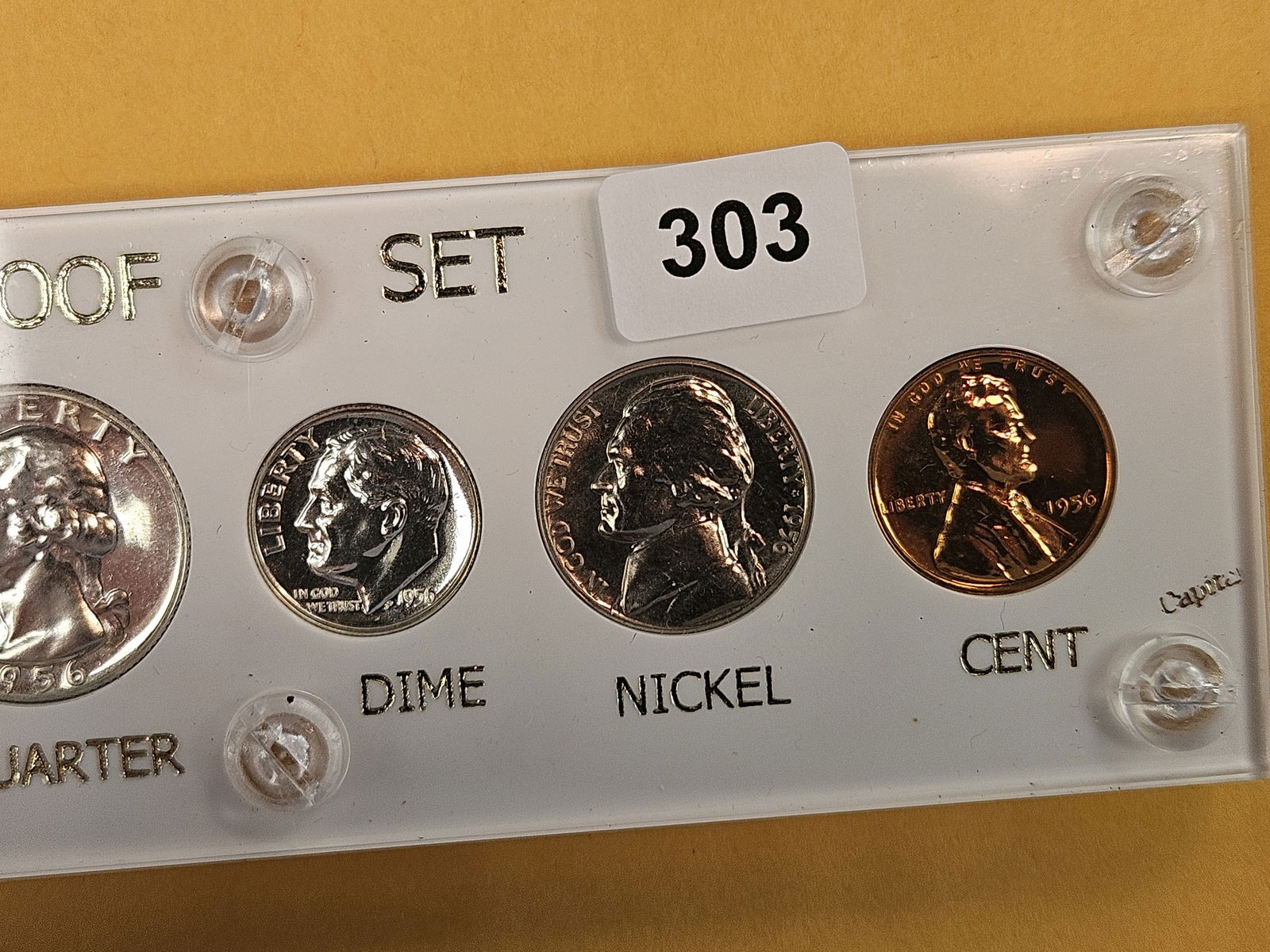 GEM 1956 US SILVER Proof Set - 3