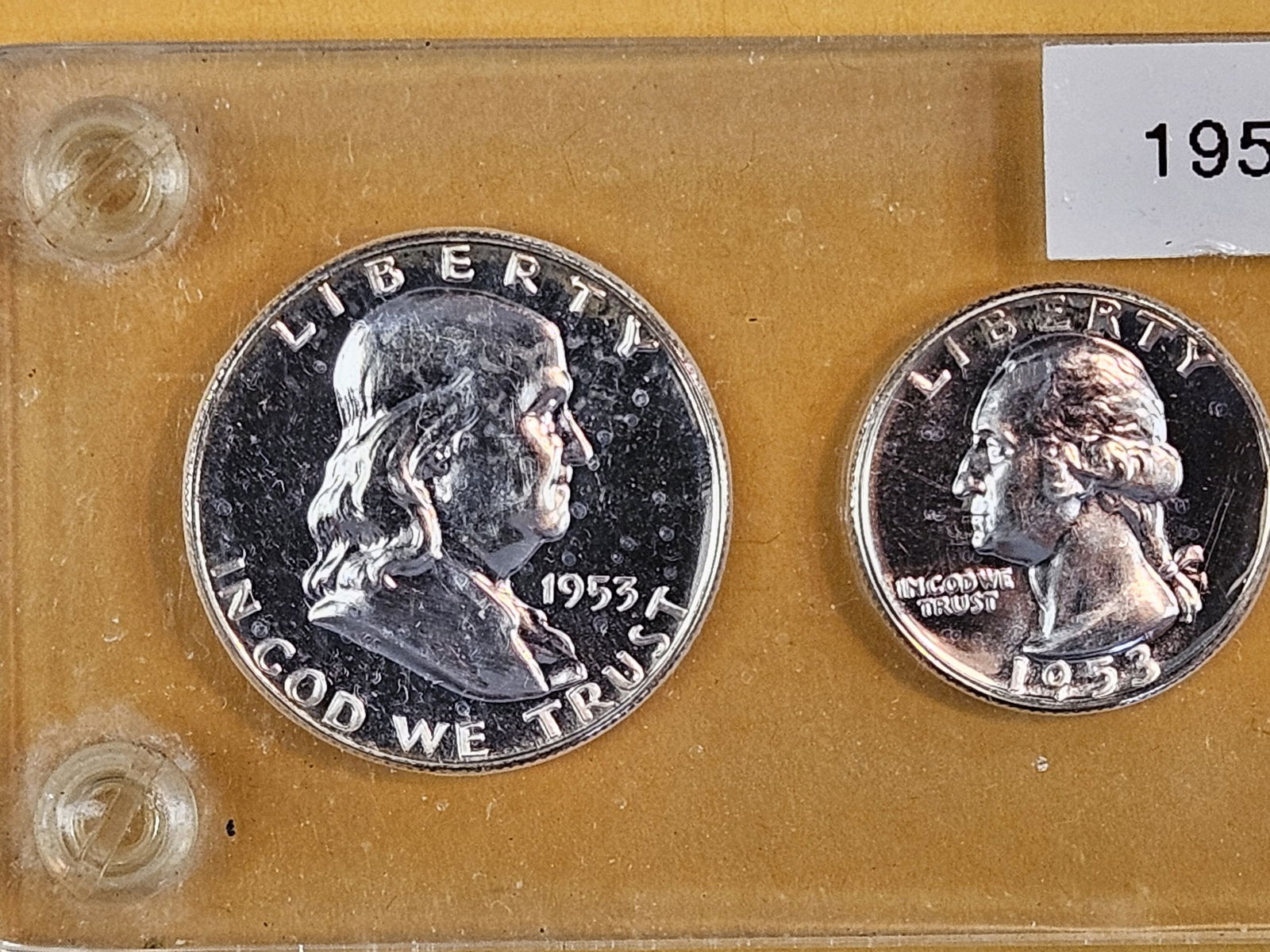 GEM 1953 US SILVER Proof Set - 2