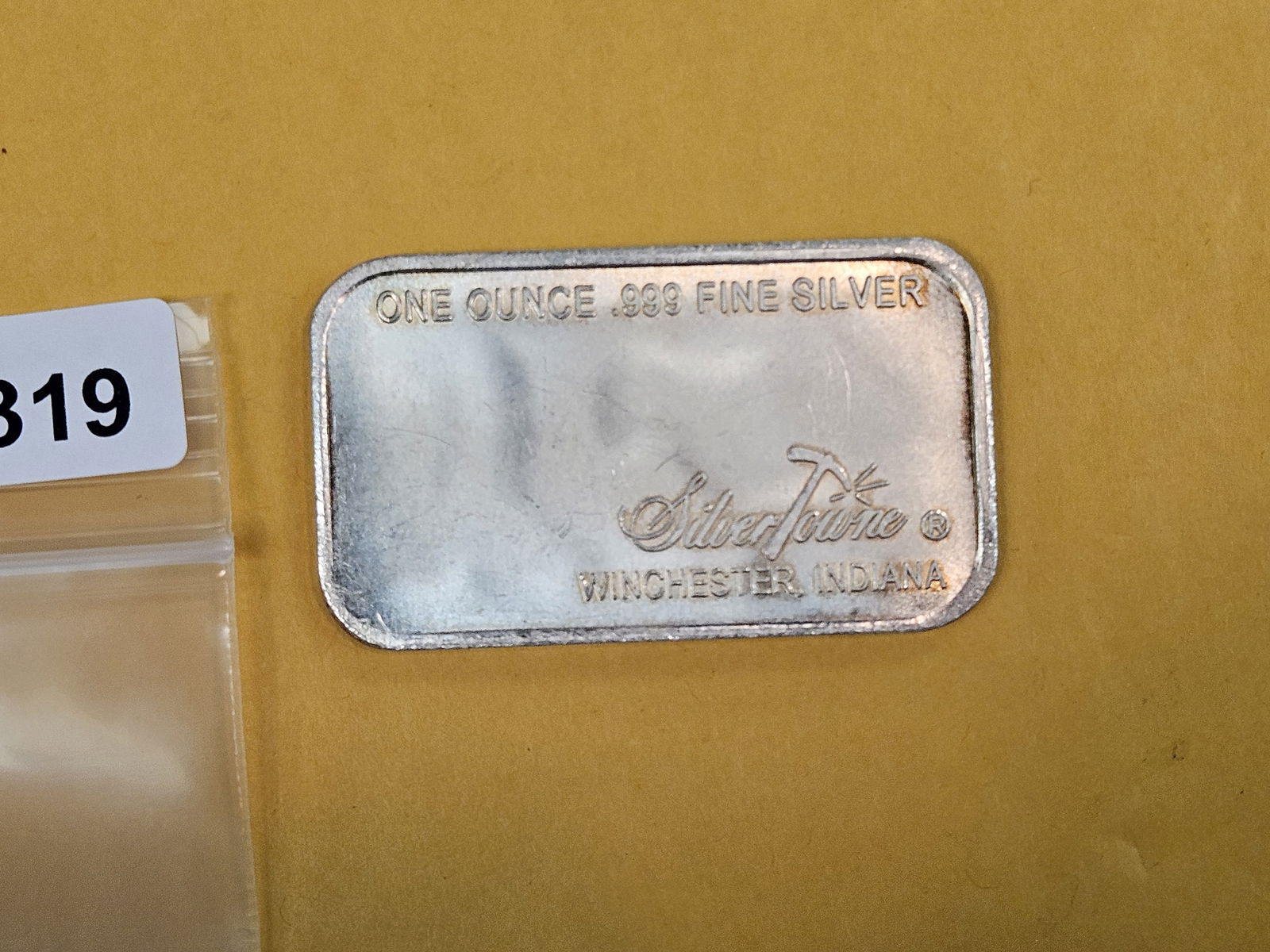 One Troy ounce .999 fine silver art bar - 2