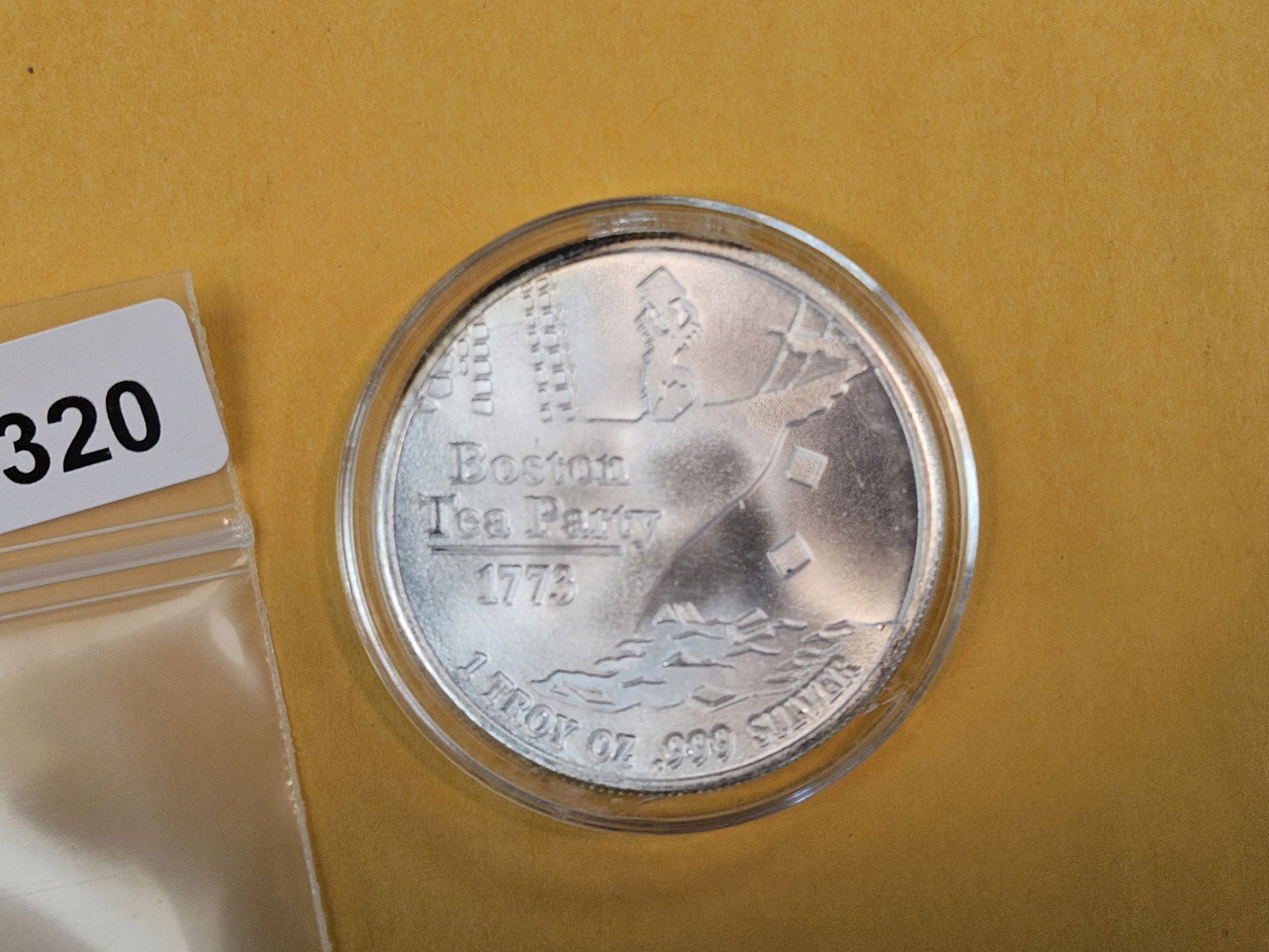 One Troy ounce .999 fine silver art round - 2