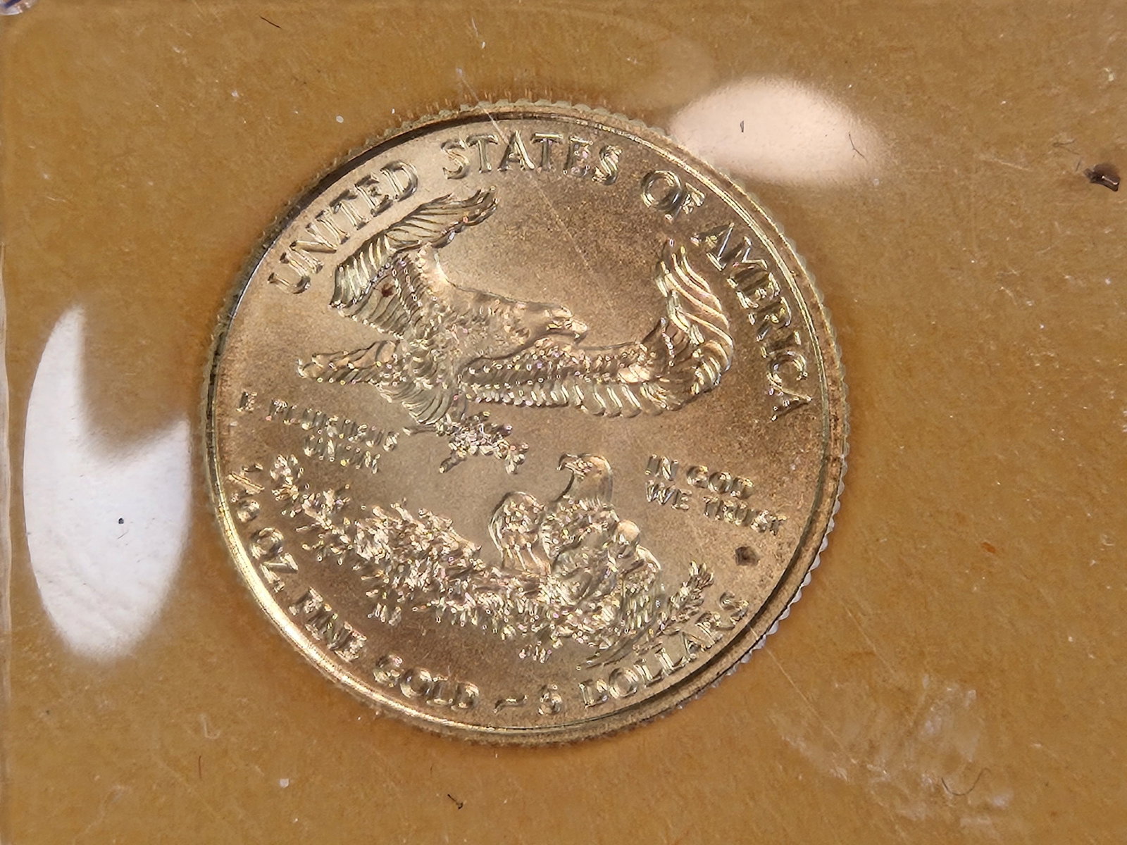 GOLD! GEM Brilliant Uncirculated 2016 Five Dollar American Gold Eagle - 4