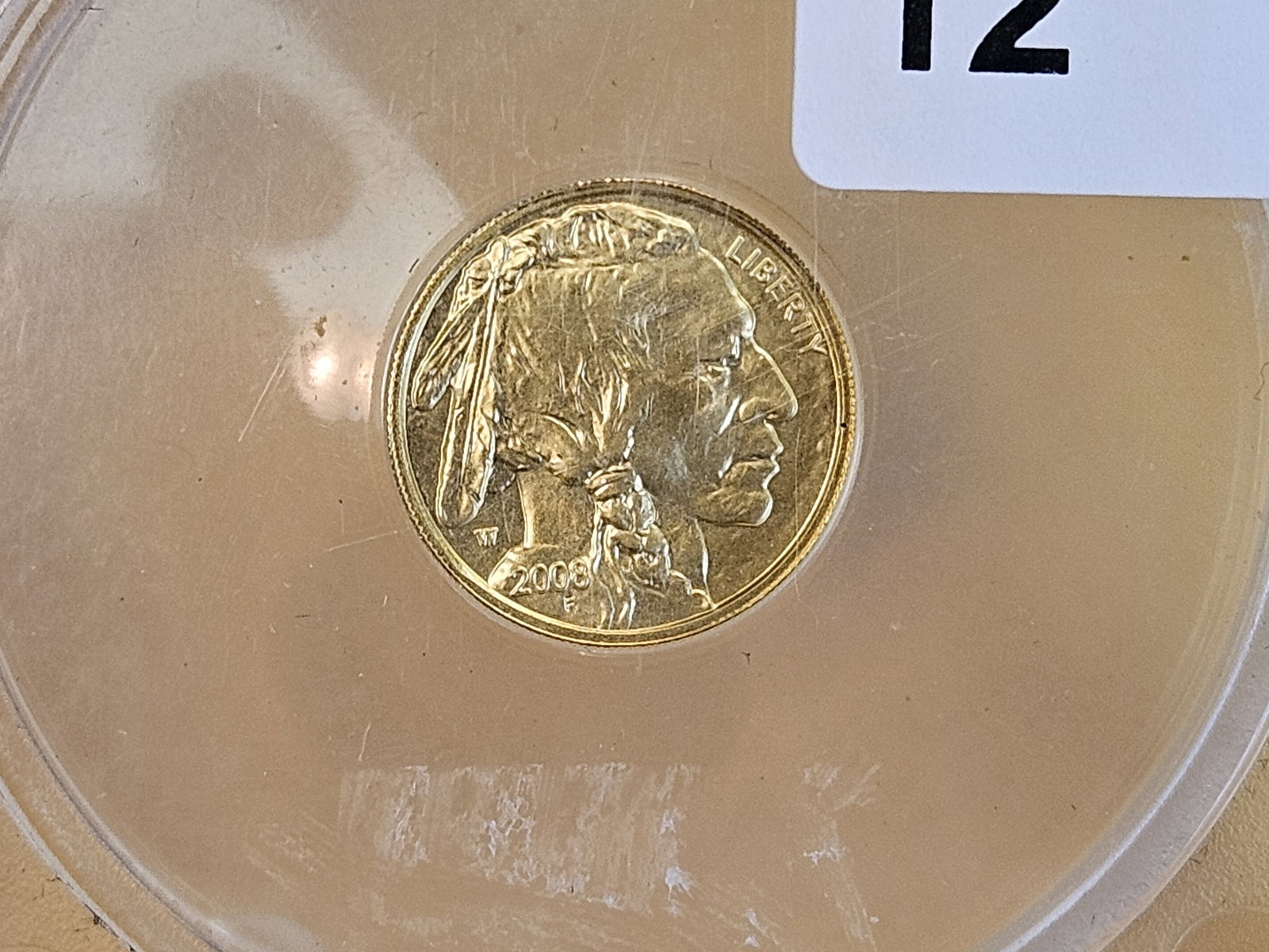 PERFECT! GOLD! ANACS 2008-W American Gold Buffalo in Specimen 70 - 4