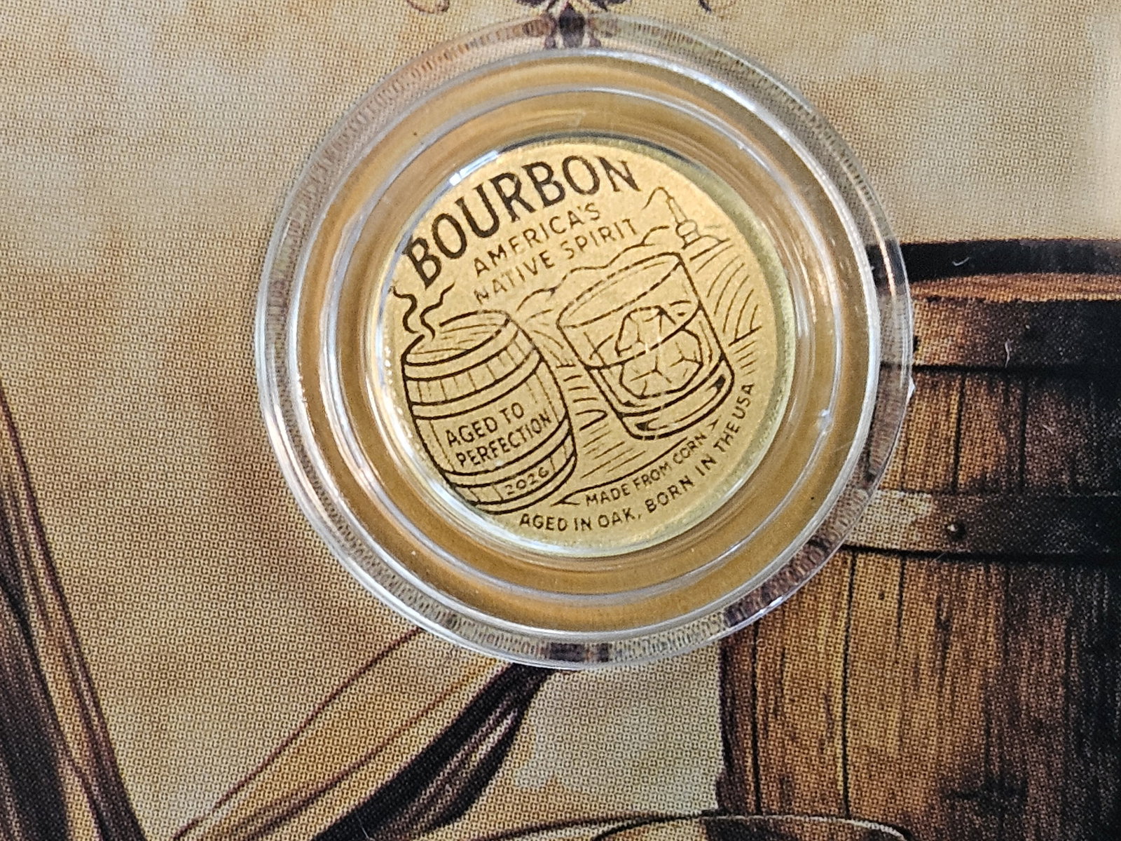 GOLD! GEM 2026 Niue Gold 50 cents: In Assay card