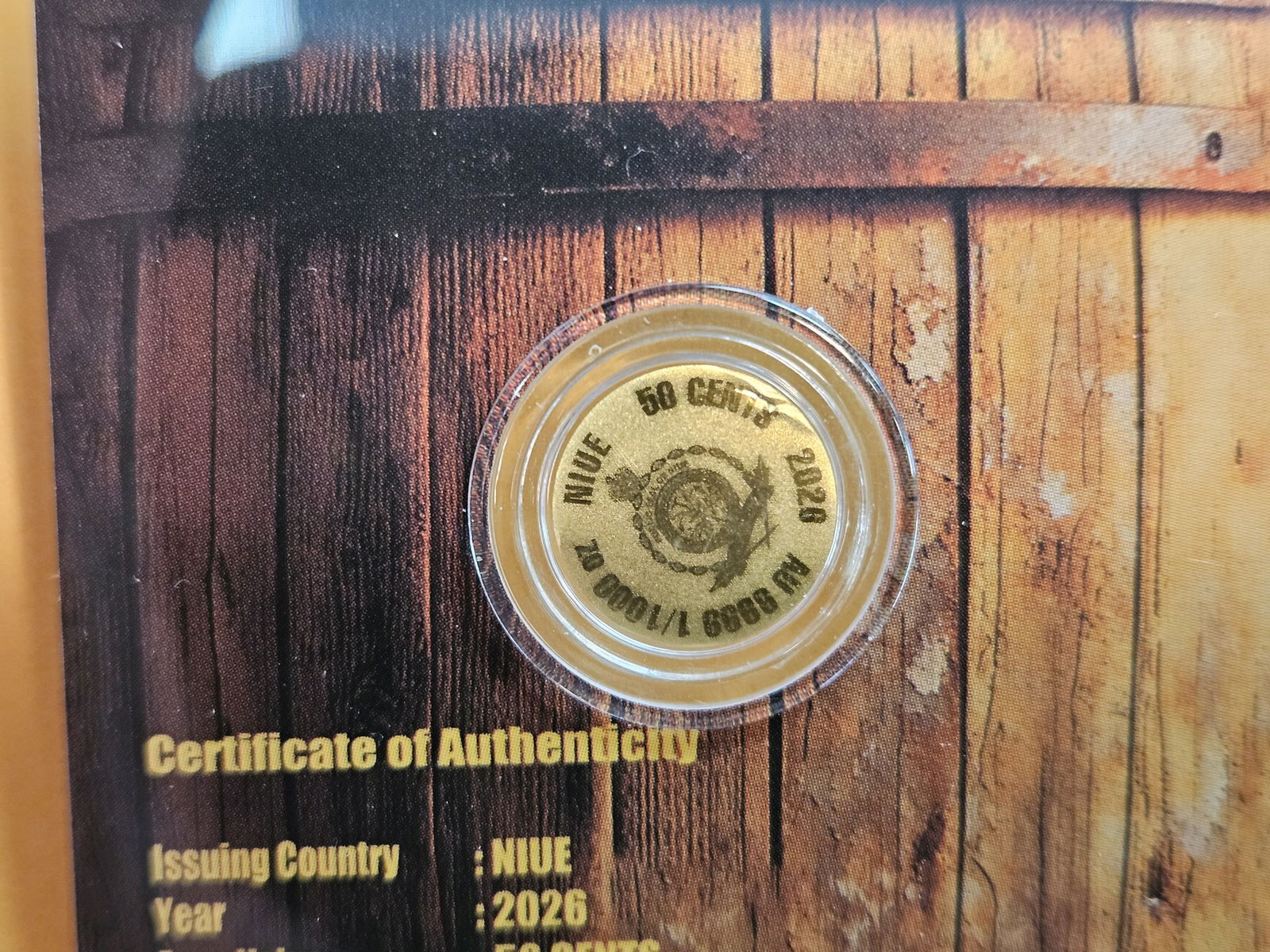 GOLD! GEM 2026 Niue Gold 50 cents - 3