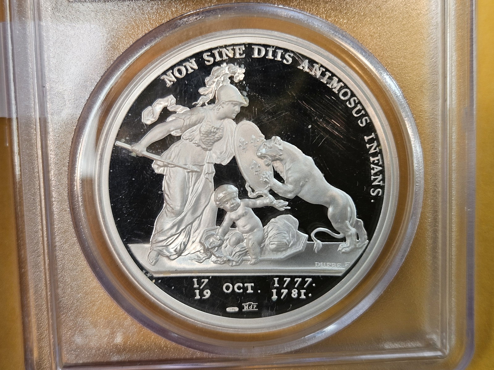 PCGS Libertas Americana SILVER 2004 Restrike - 4