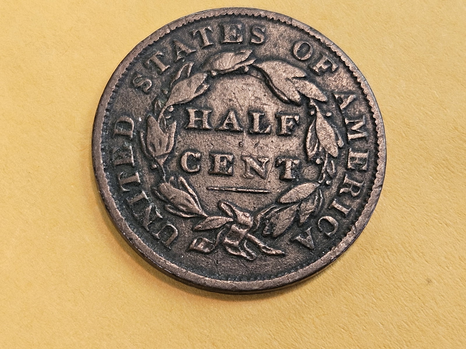1834 Classic Head Half Cent in Very Fine - 4