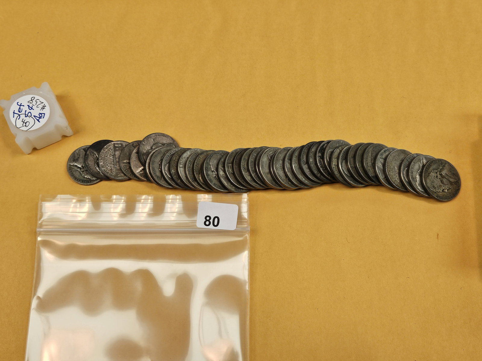 Forty Silver Wartime Jefferson Nickels - 2