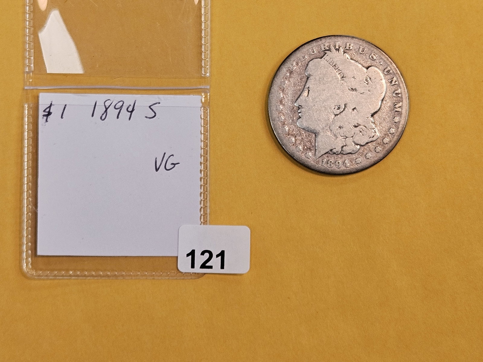 Semi-key 1894-S Morgan Silver Dollar - 2