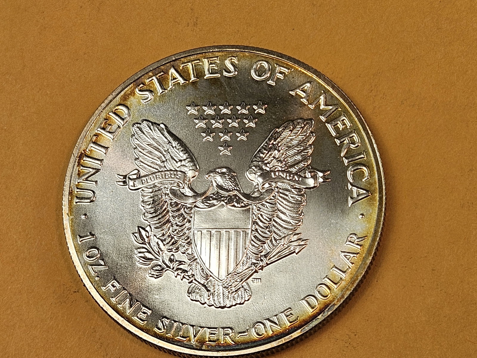 GEM Brilliant Uncirculated 1989 American Silver Eagle - 4