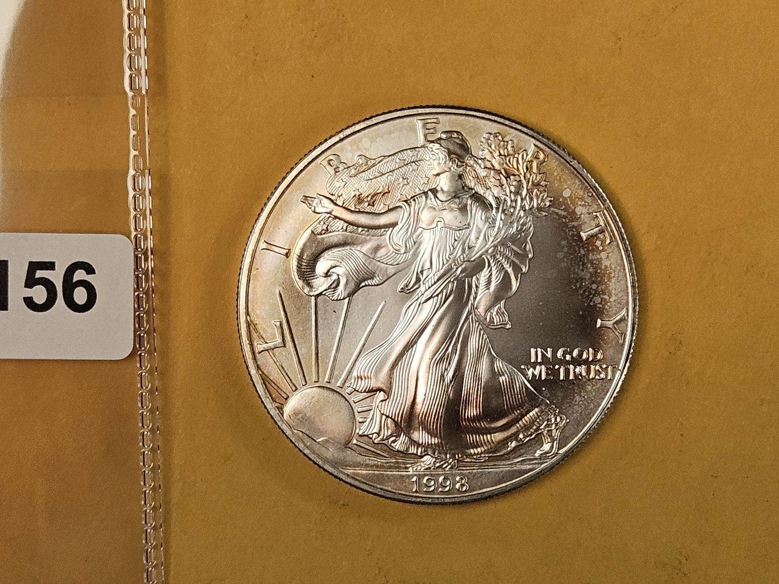 GEM Brilliant Uncirculated 1998 American Silver Eagle - 2