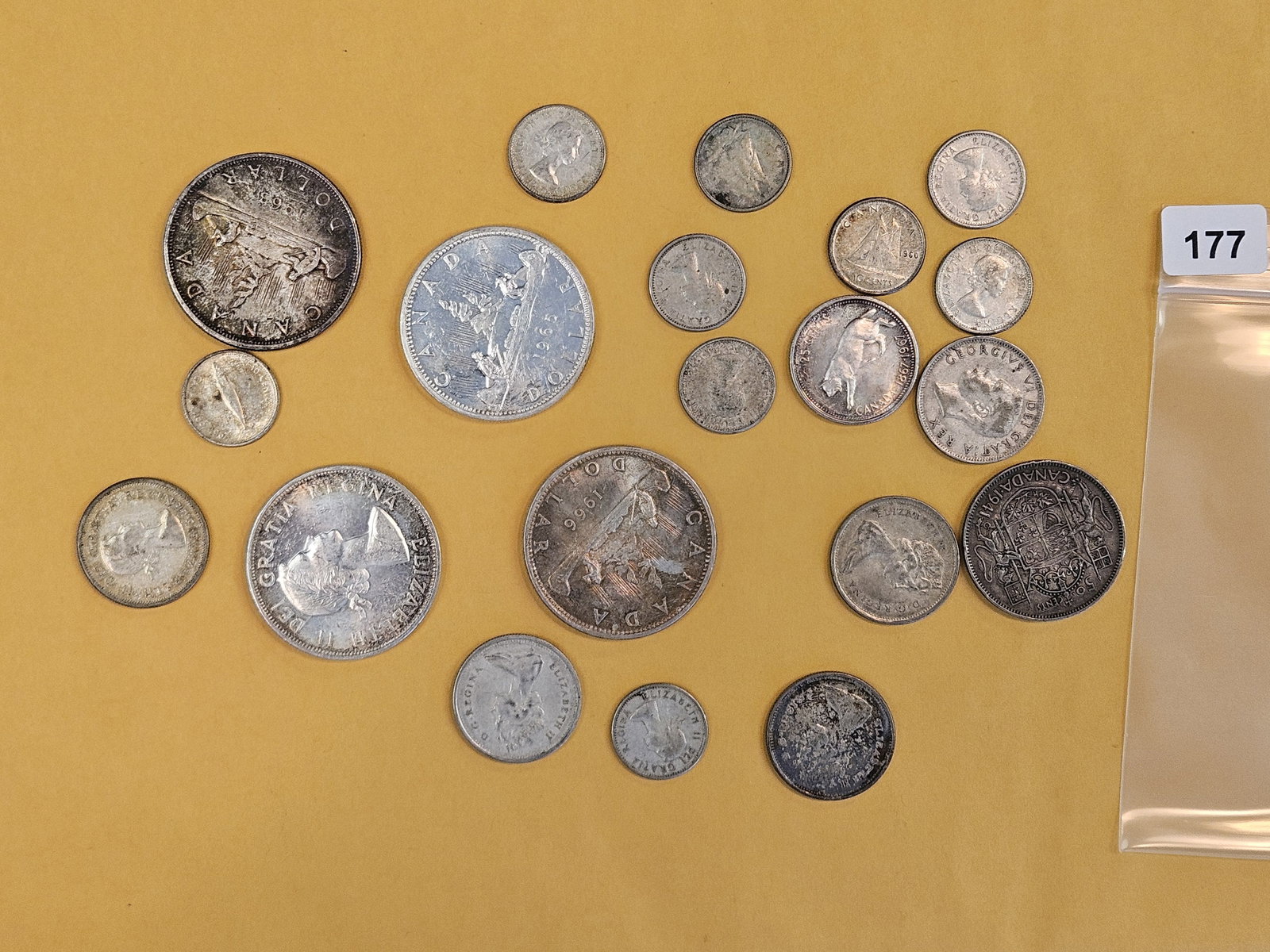 More fun, mixed silver coins from Canada: Good mix, eh! 