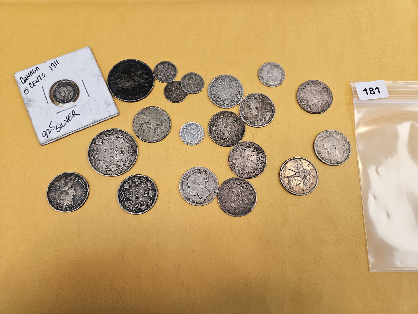 Twenty, pre-1940 Canadian silver coins - 2