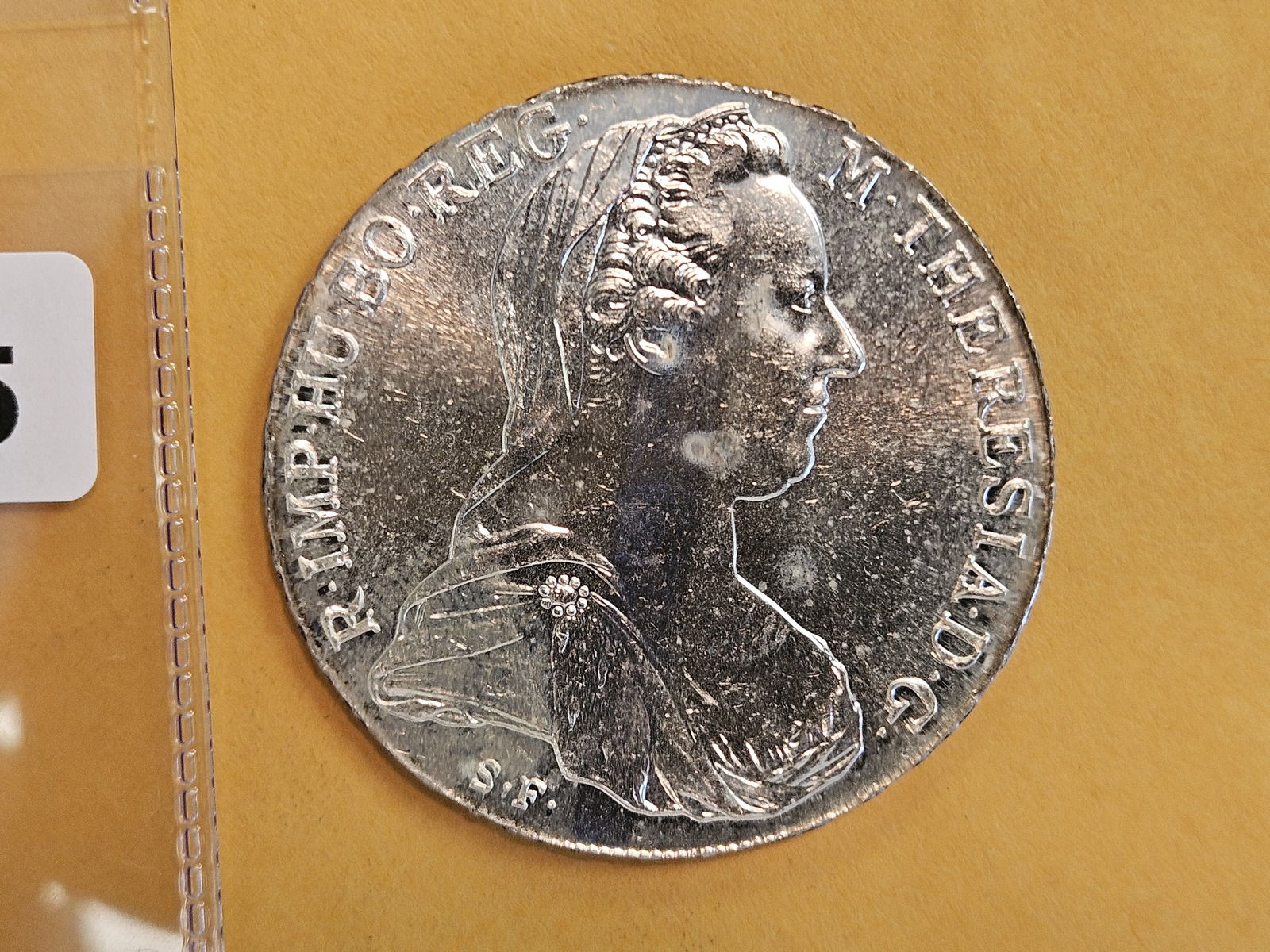 GEM 1780 Maria Theresa silver Thaler: Restrike 