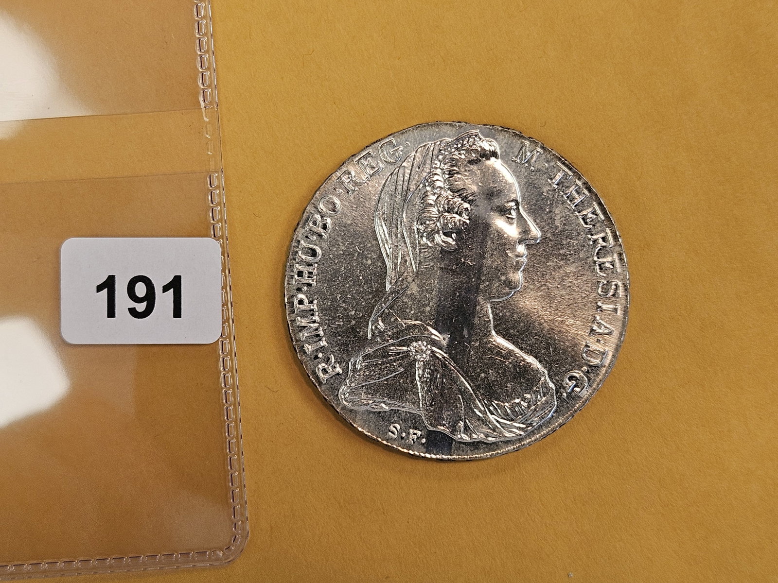 GEM 1780 Maria Theresa silver Thaler: Restrike 