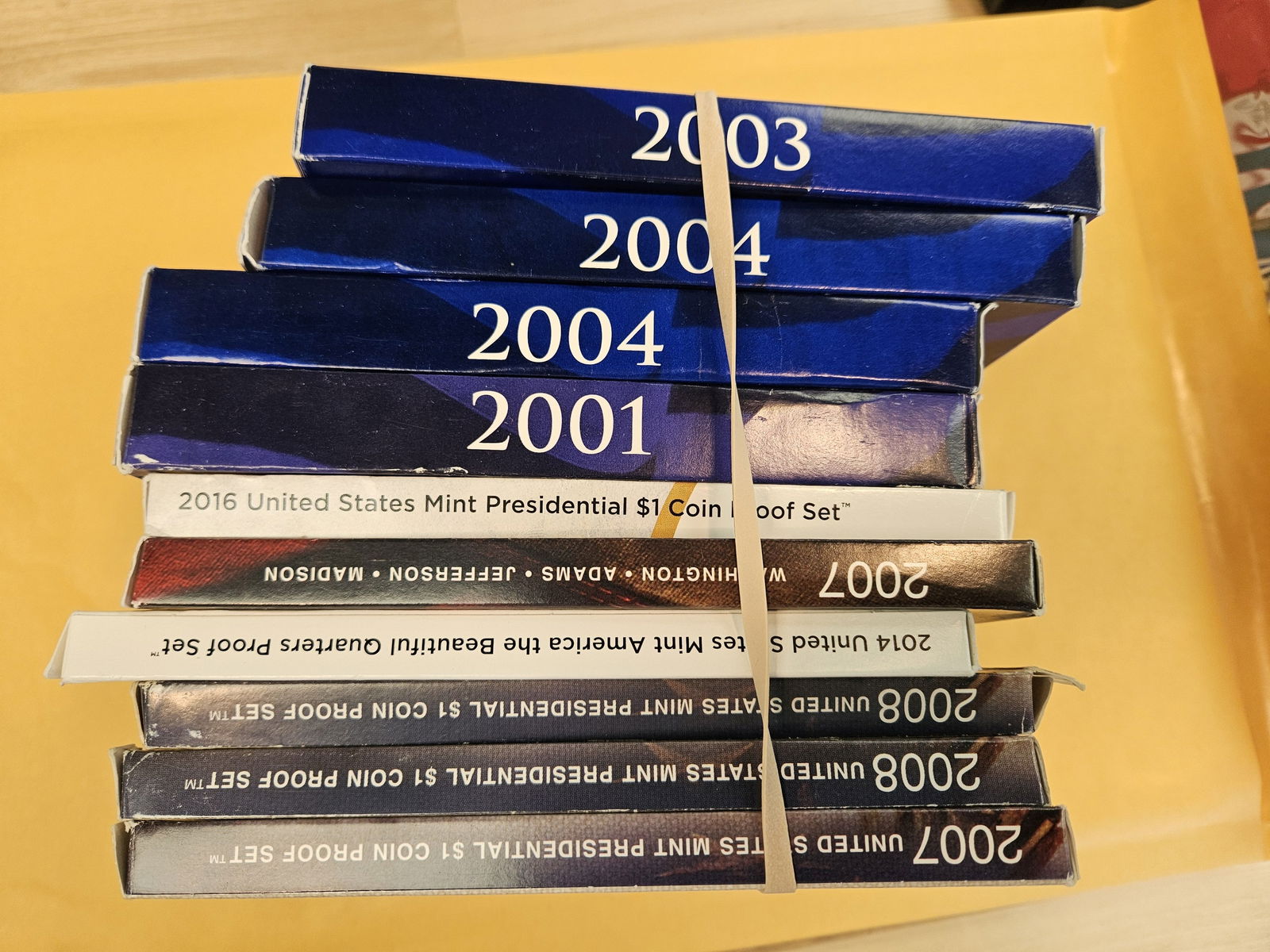 Ten mixed US Proof Sets - 2