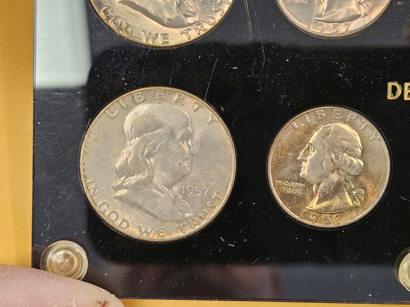 GEM 1957 US Silver Coin Set - 6