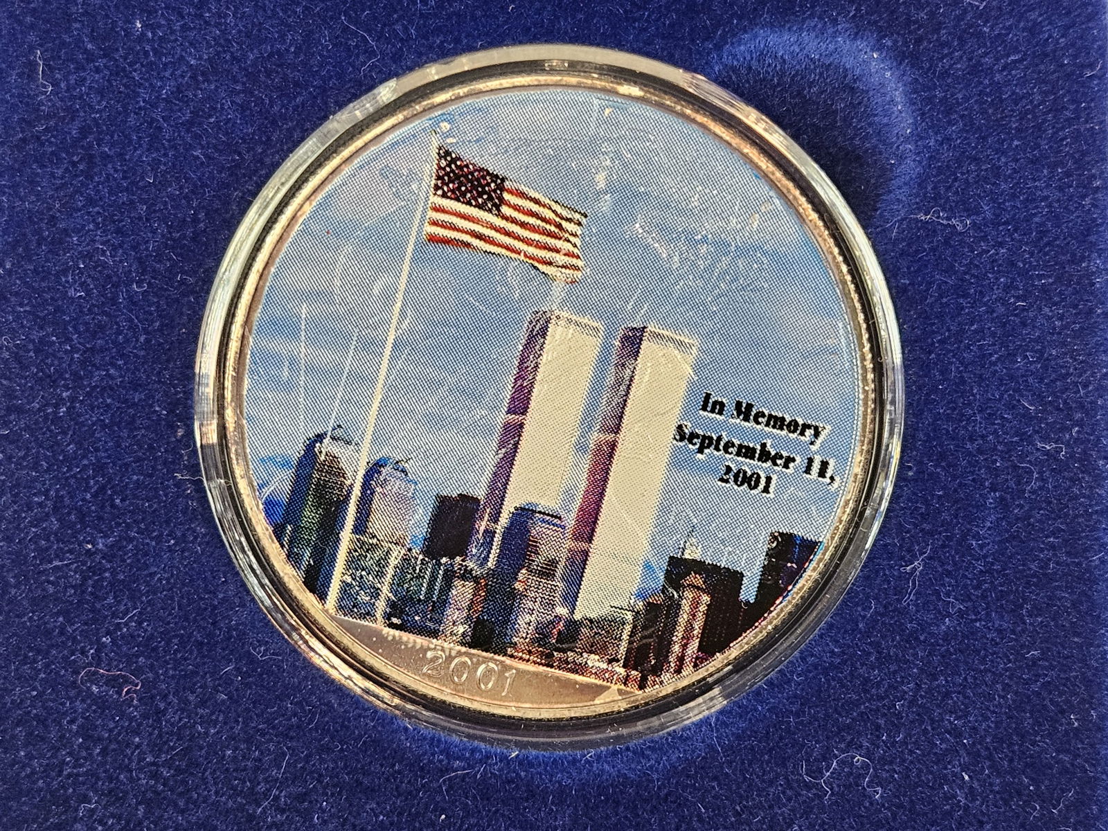 2001 Colorized American Silver Eagle - 2