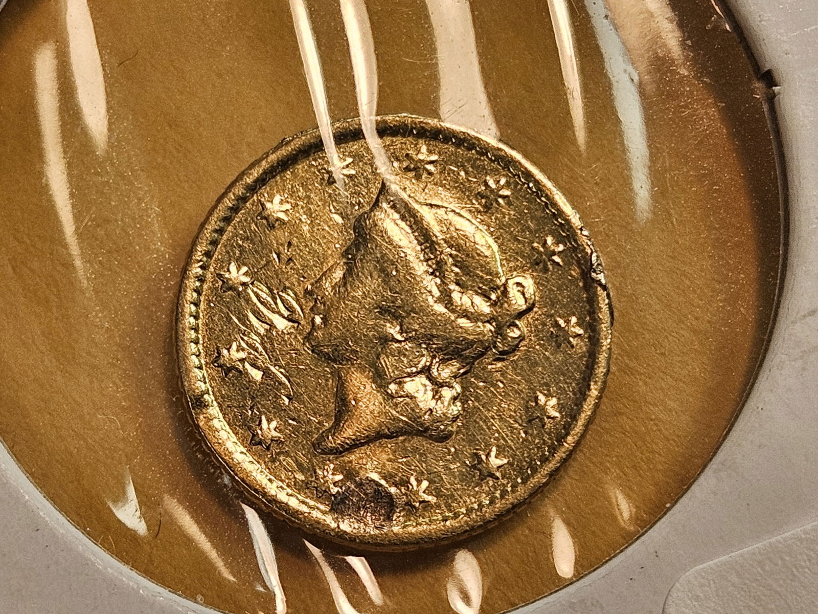 GOLD! 1853 Gold Dollar - 2