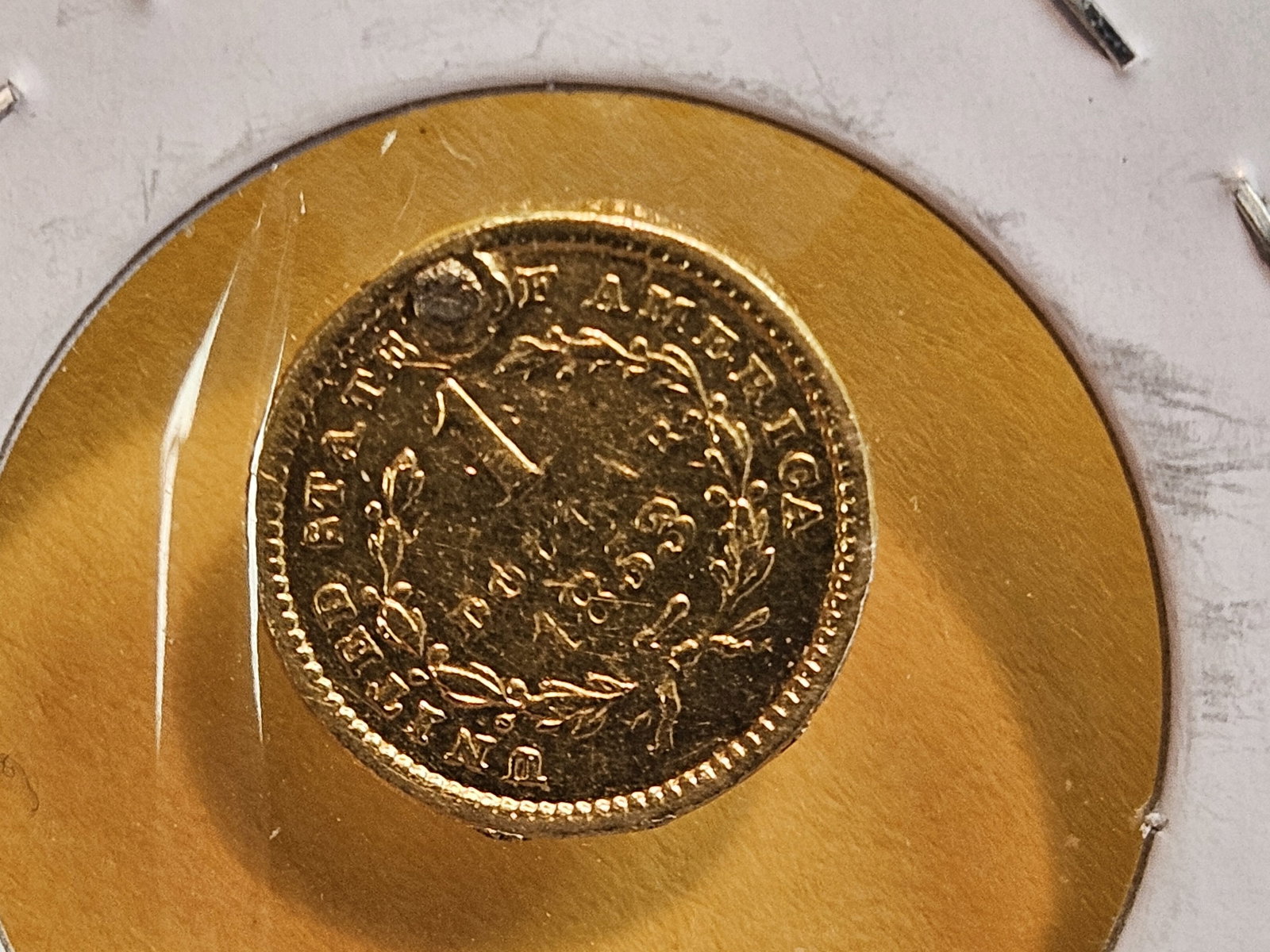 GOLD! 1853 Gold Dollar - 5