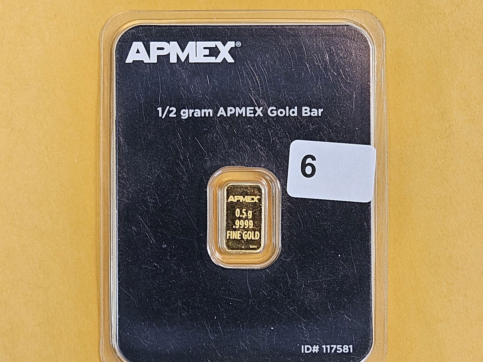 GOLD! APMEX .5 Gram .9999 fine Gold bar - 2