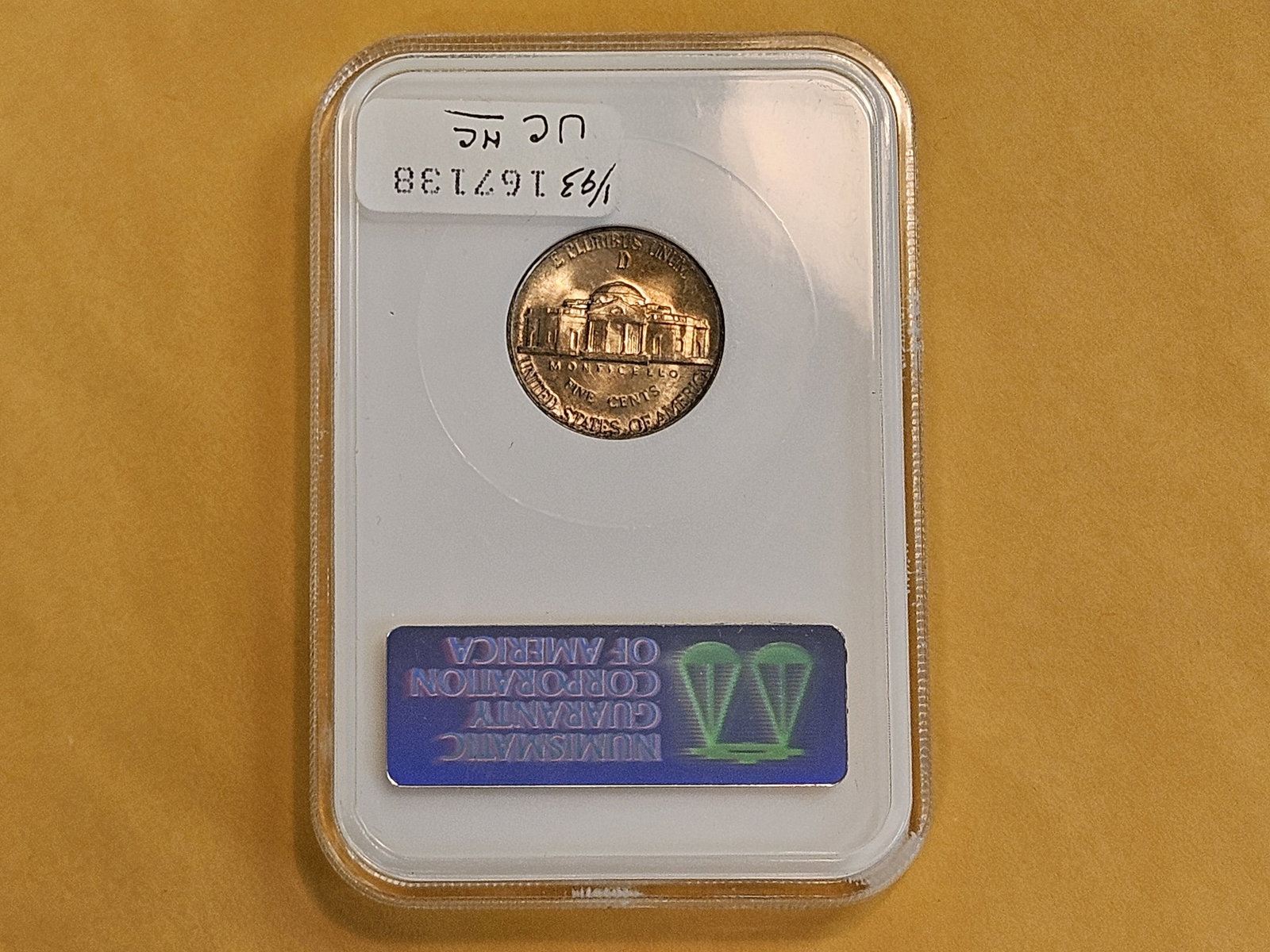 Superb GEM! NGC 1943-D silver Wartime Jefferson Nickel in Mint State 67 - 4