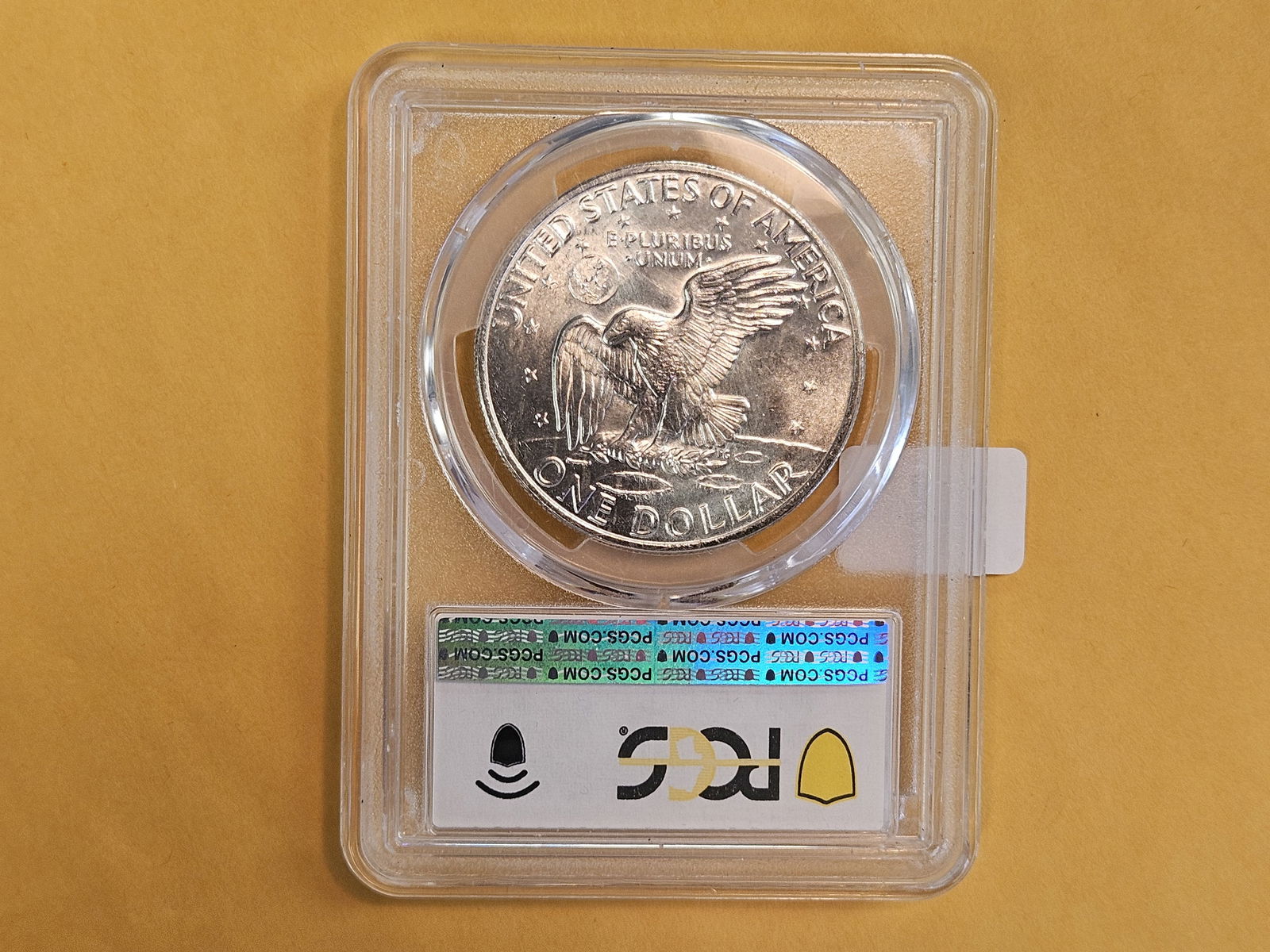 GEM! PCGS 1971-S Silver Eisenhower Dollar in Mint State 65 - 3