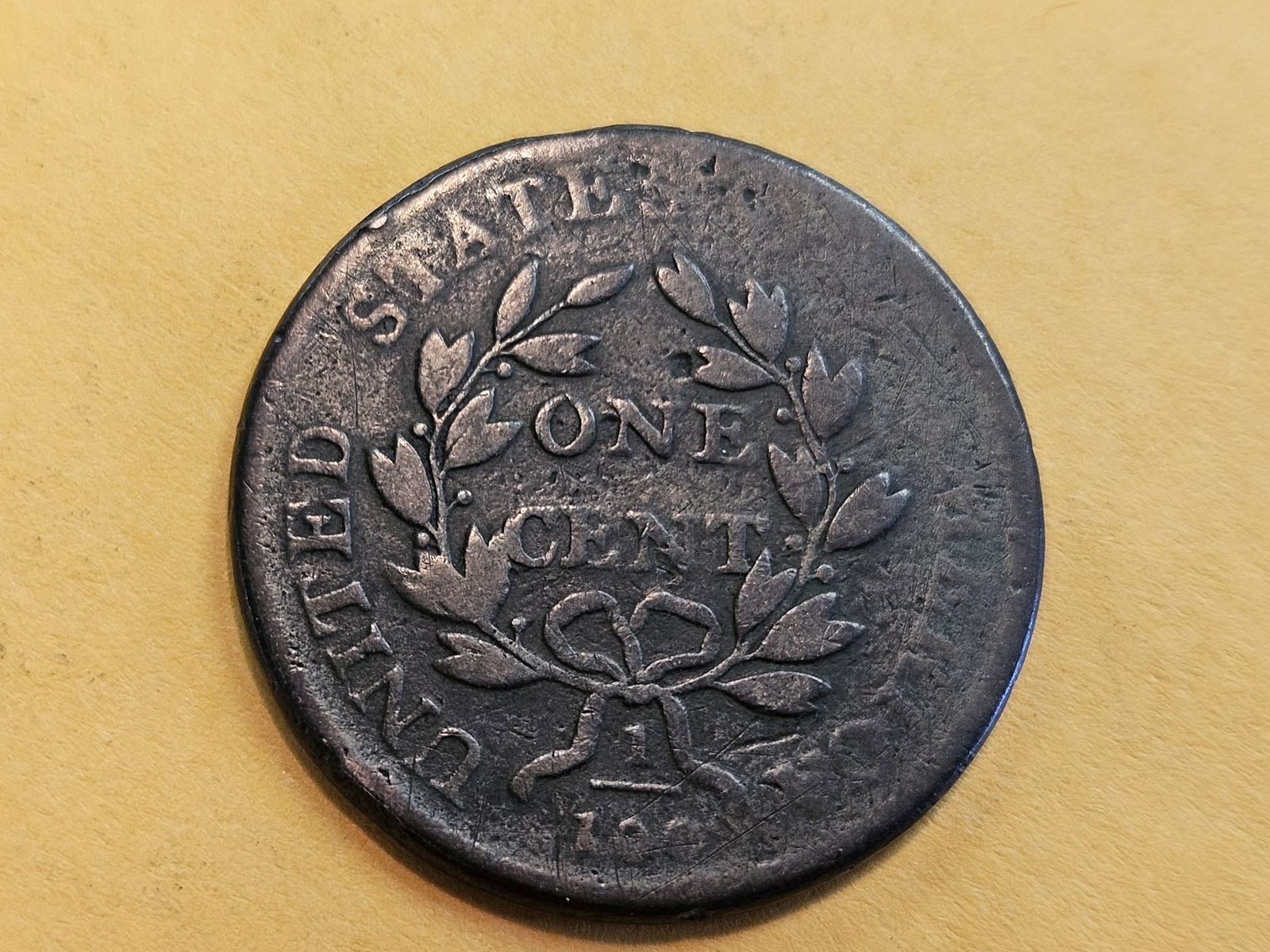 1802 Draped Bust Large Cent in Very Good - details - 4