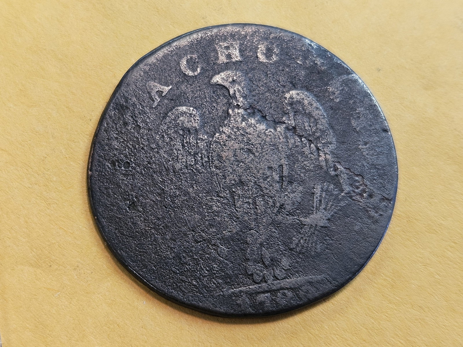 ** COLONIAL ** 1788 Massachusets!: Scarce, pre-US Mint coinage! 