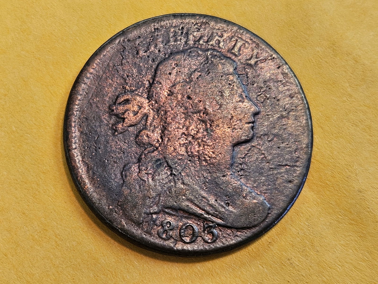1803 Draped Bust Large Cent (1 of 5)