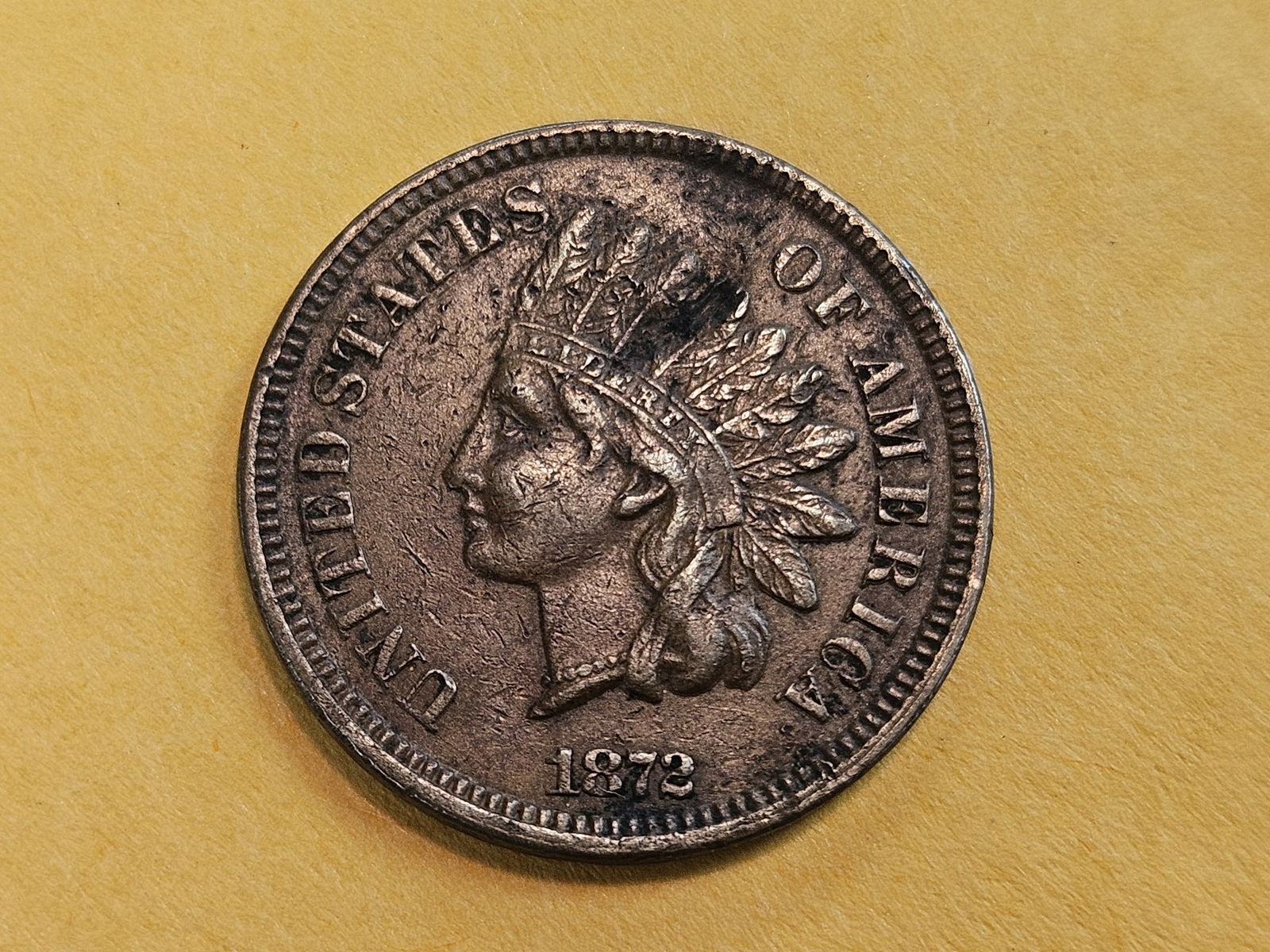 * Semi-Key 1872 Indian Cent (1 of 6)