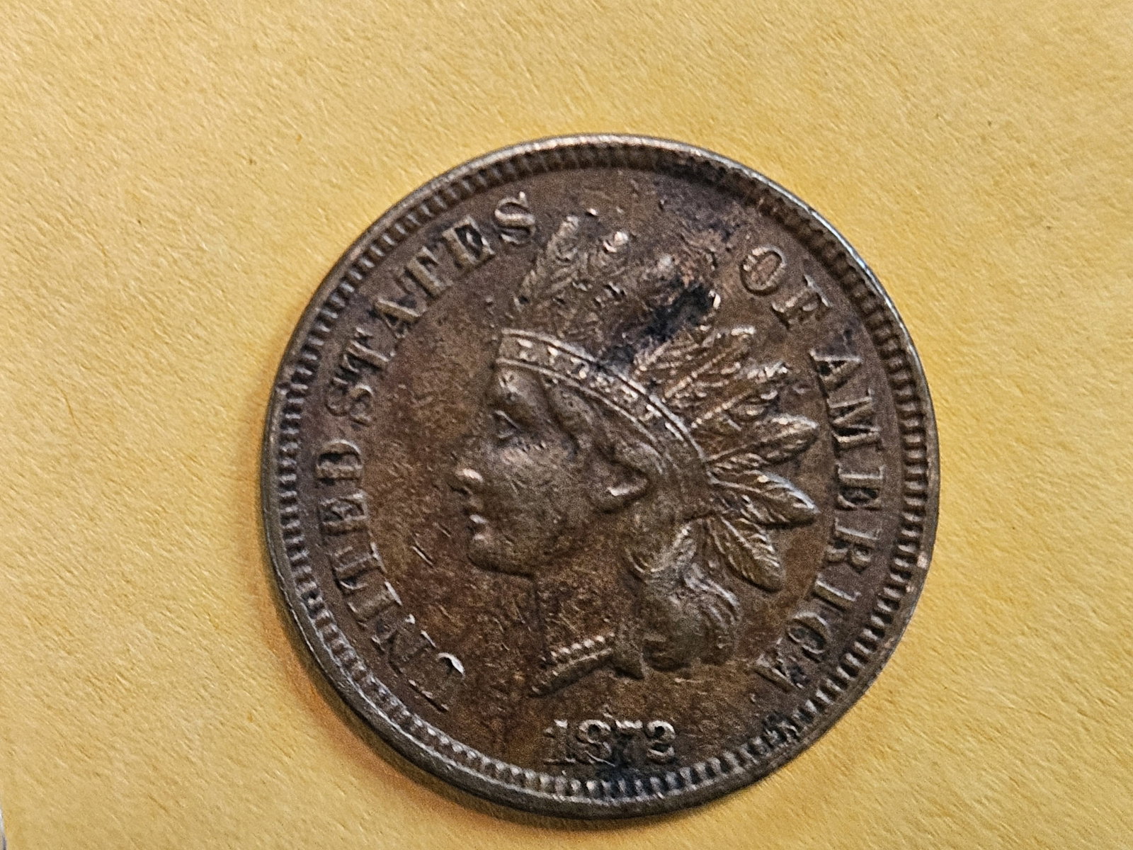 * Semi-Key 1872 Indian Cent - 4