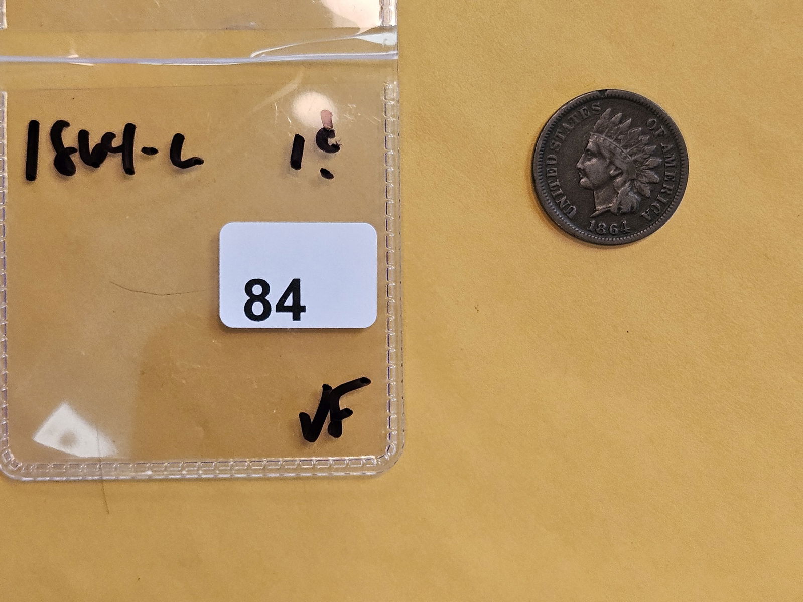 Semi-key 1864-L Indian Cent - 2