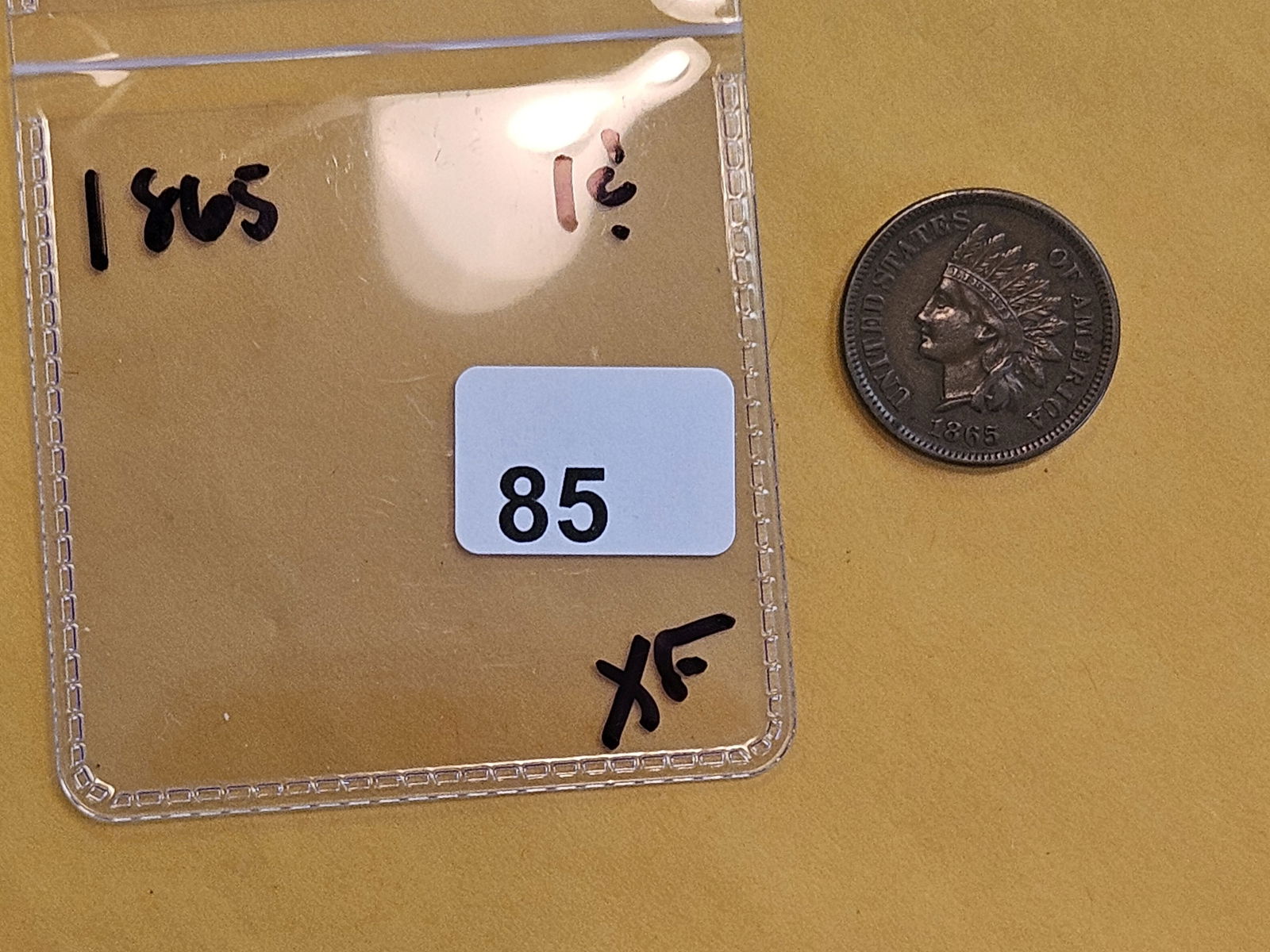 Better Date 1865 Indian Cent - 2