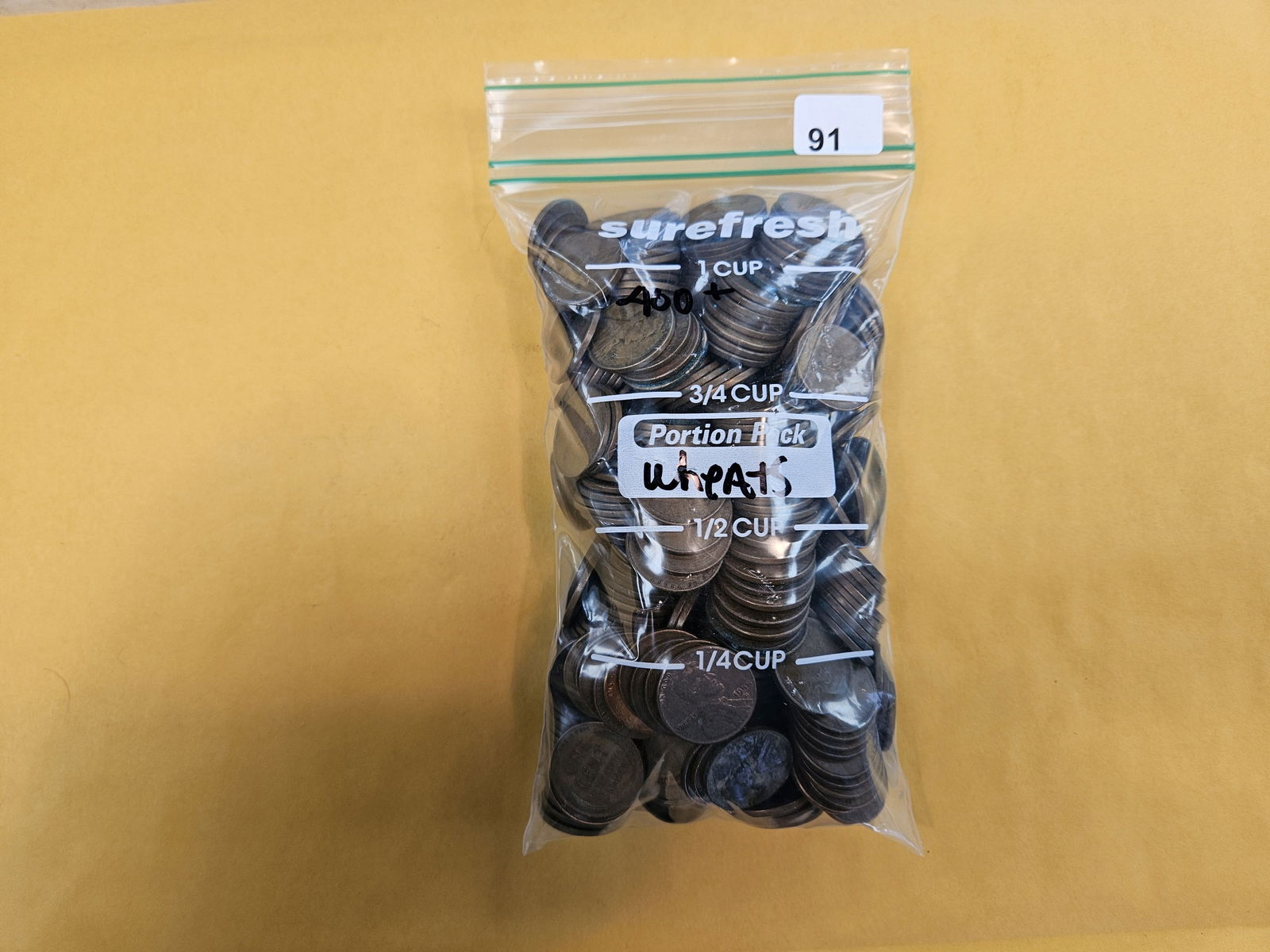 FOUR HUNDRED Wheat cents: From dealer. Unsearched by us 