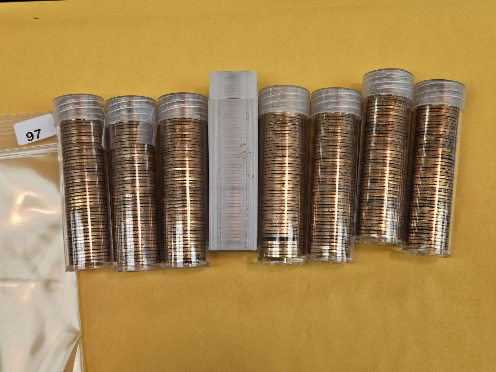 Eight Rolls of Brilliant Uncirculated Memorial Lincoln Cents - 2