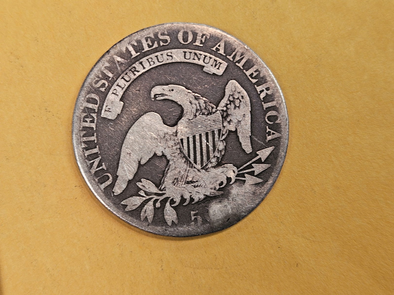 1821 Capped Bust silver Half Dollar - 3