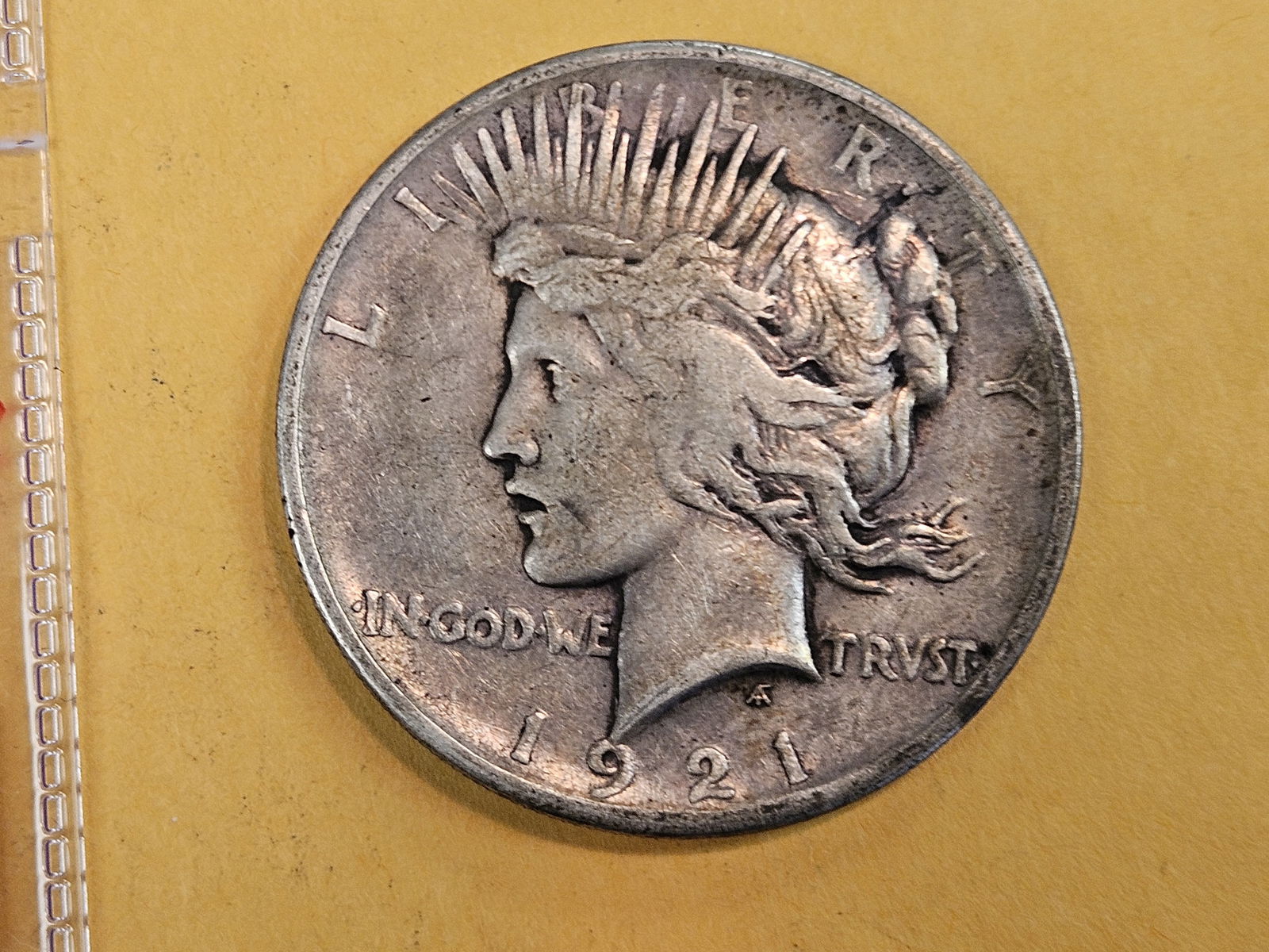 ** KEY DATE ** 1921 Peace silver Dollar in Extra Fine (1 of 3)