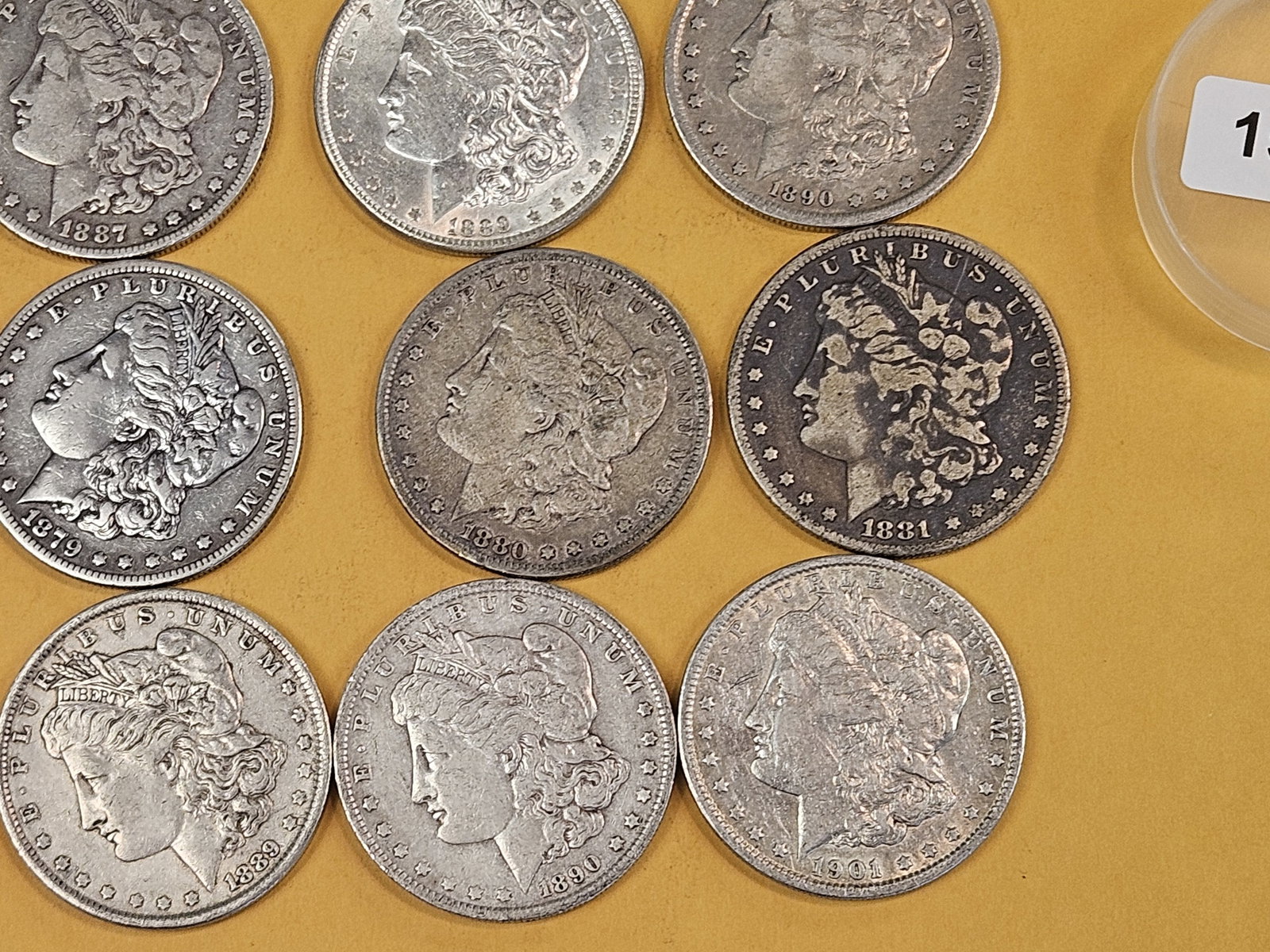 ** FULL ROLL ** Twenty Morgan silver Dollars - 5