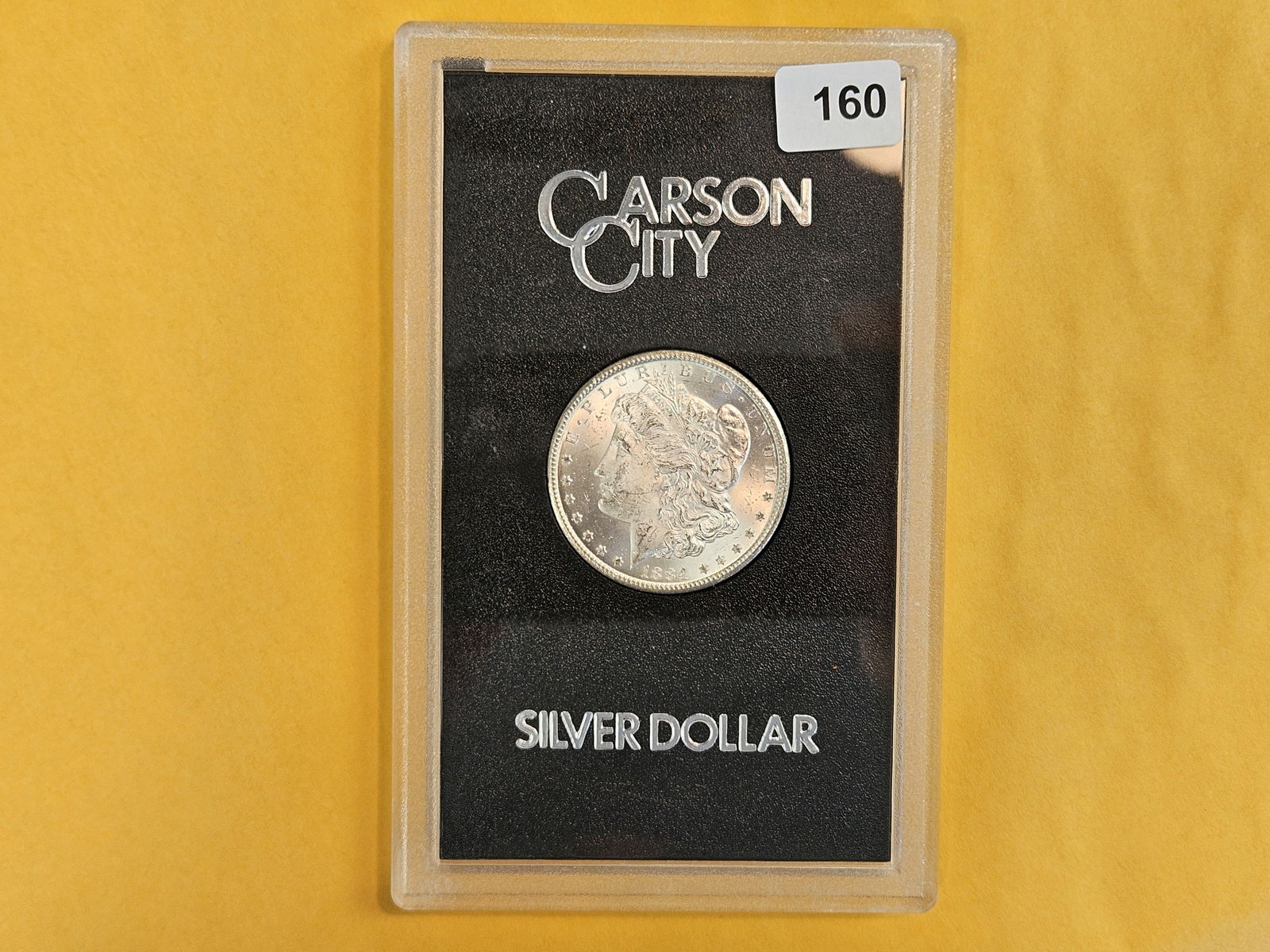 ** KEY DATE ** GSA 1884-CC Morgan silver Dollar in Choice Brilliant Uncirculated - 2