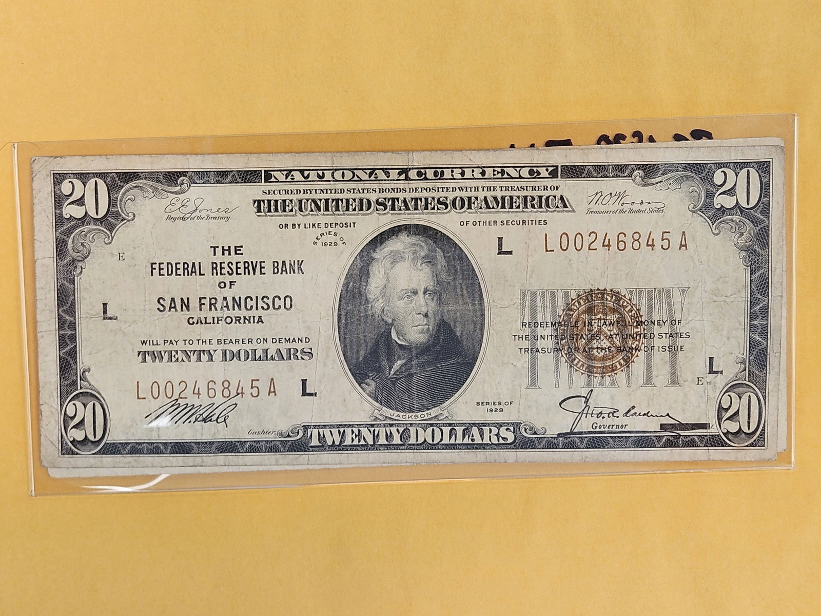 Two Series of 1929 Twenty Dollar National Currency Notes - 2