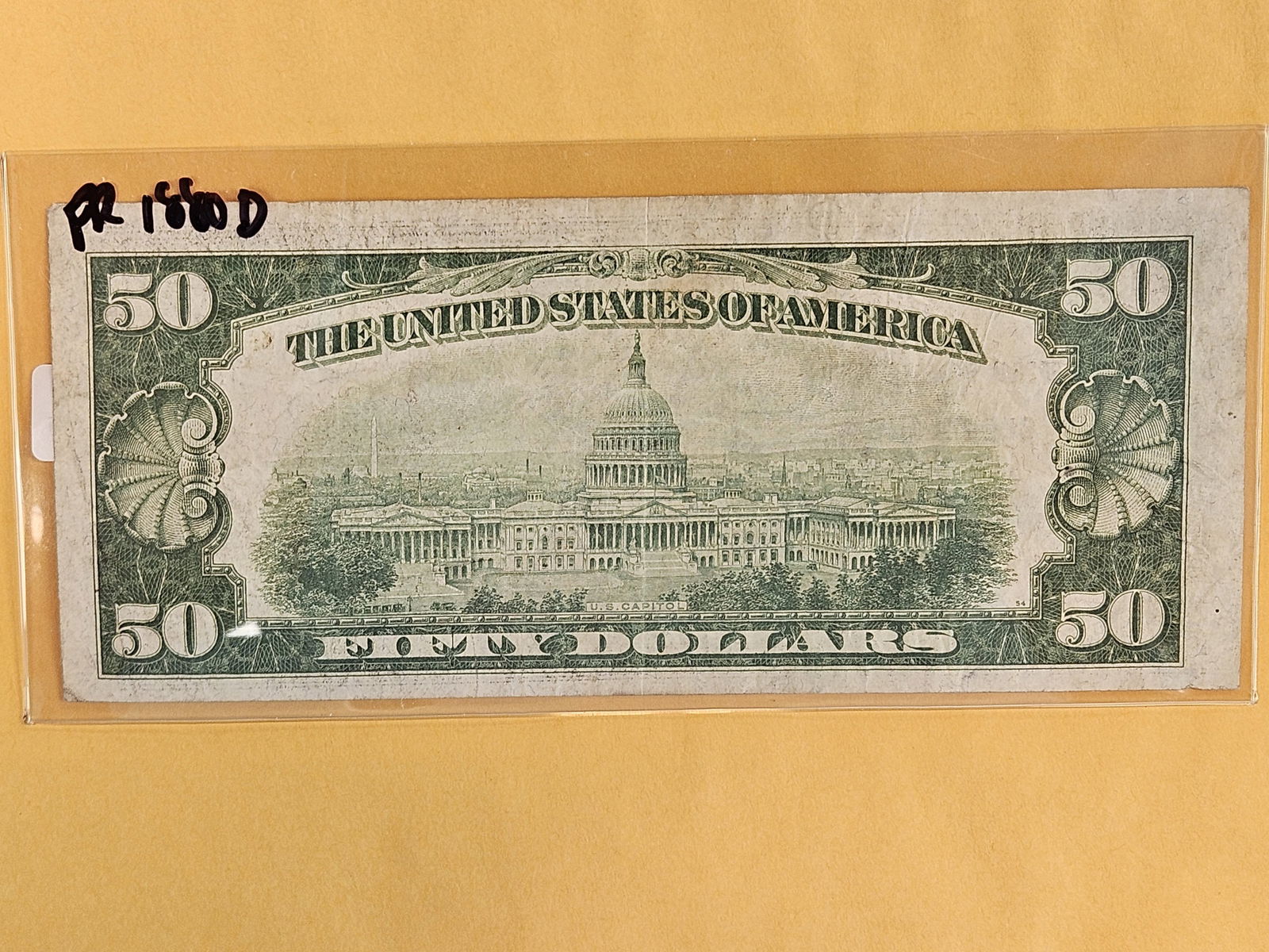 Series of 1929 Fifty Dollar National Currency in VF Plus to XF - 2