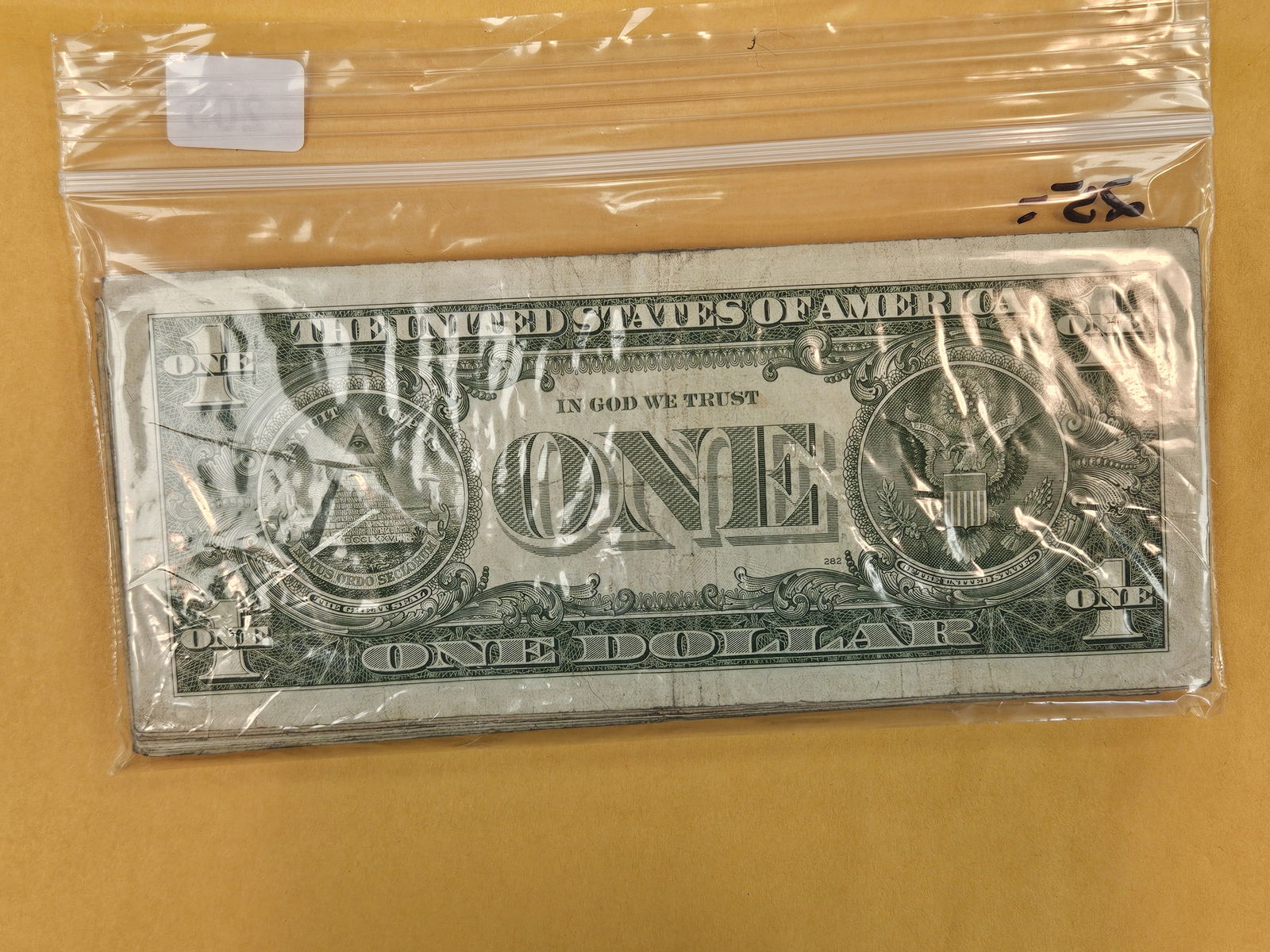 Twenty-five One Dollar Silver Certificates - 2