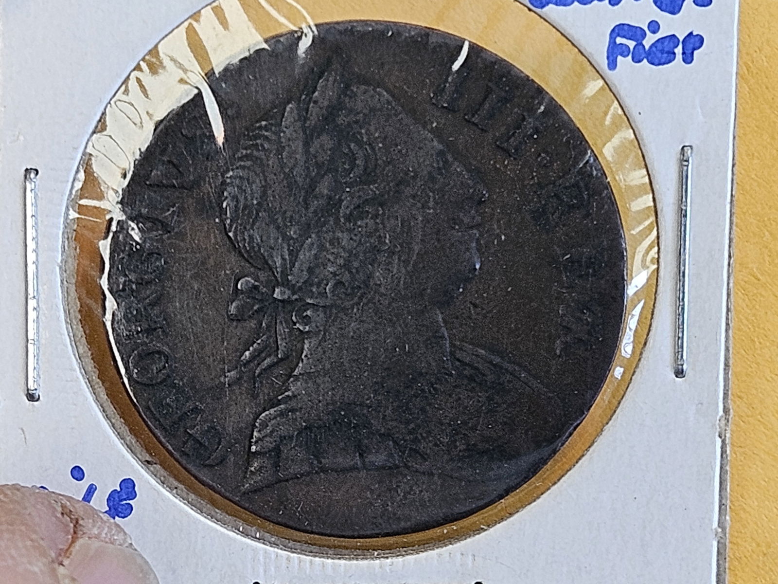 Cool 1772 Contemporary counterfeit Great Britain 1/2 penny - 3