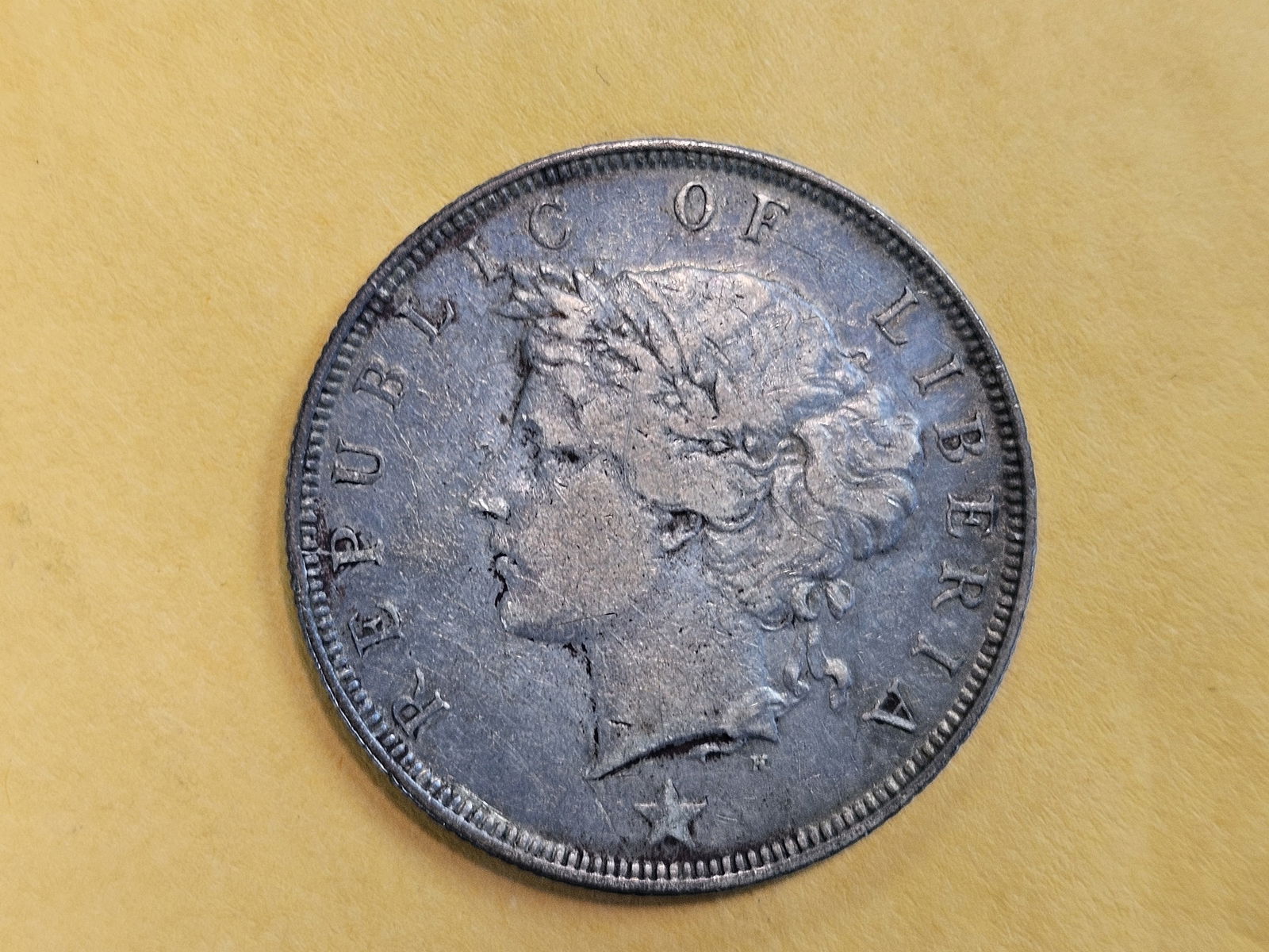 1906 Liberia 50 cents - 6