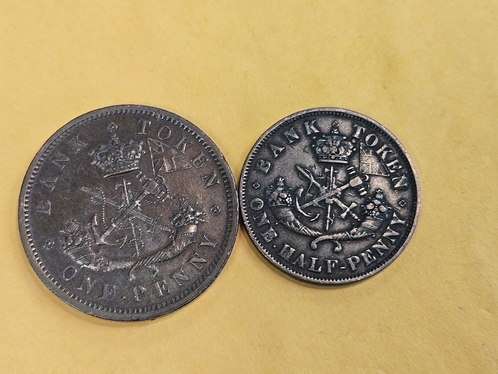 1852 and 1857 Upper Canada copper coins - 6