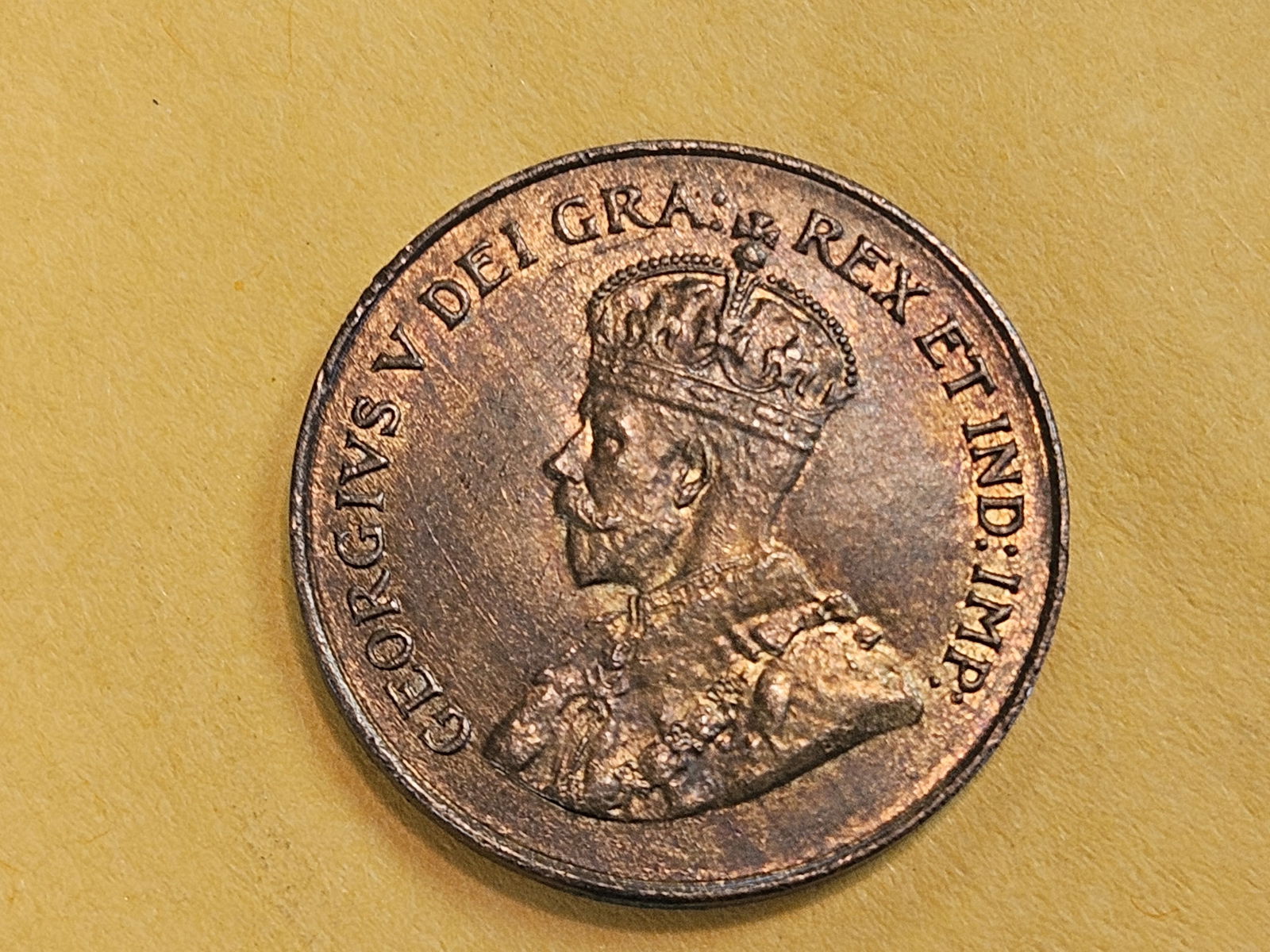 GEM Uncirculated 1920 Canada one cent: KM 28 