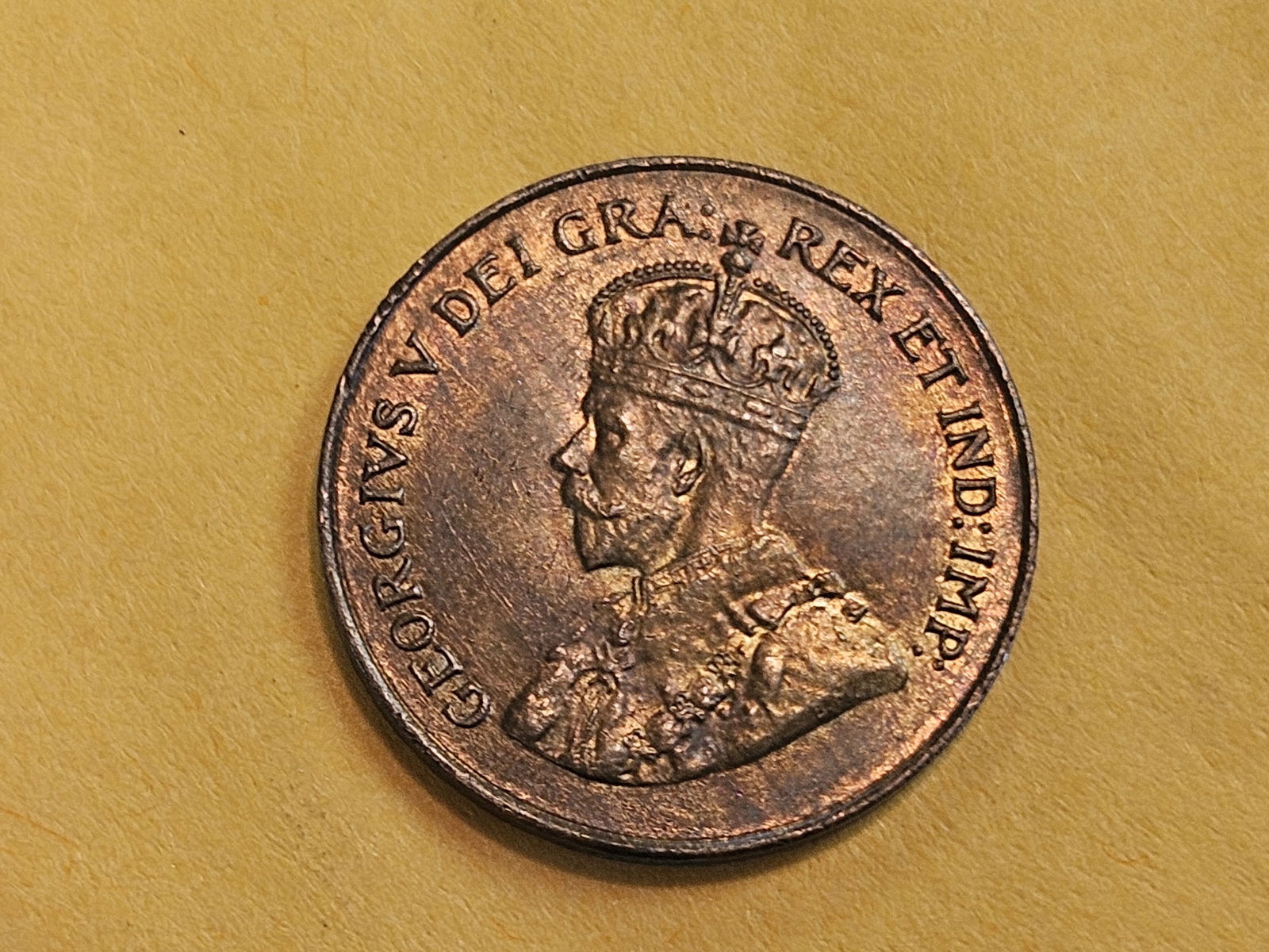 GEM Uncirculated 1920 Canada one cent - 5