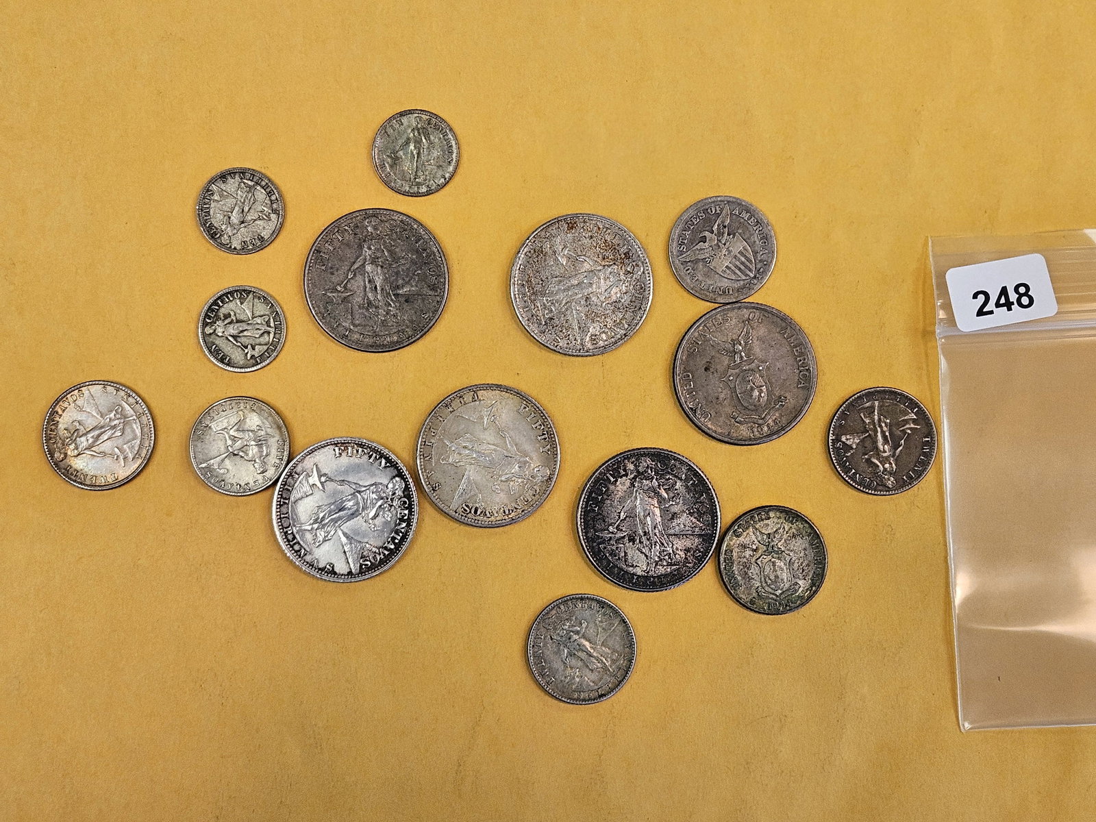 Silver coins from the Philippines (1 of 2)