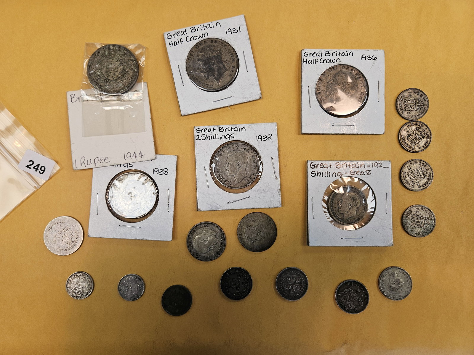Great Britain silver coins (1 of 2)