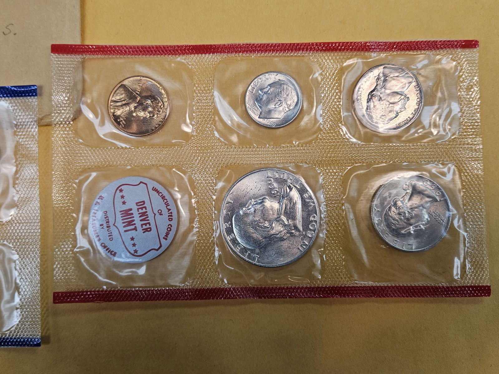 VARIETY! GEM 1960 US SILVER Mint Set in OGP - 3